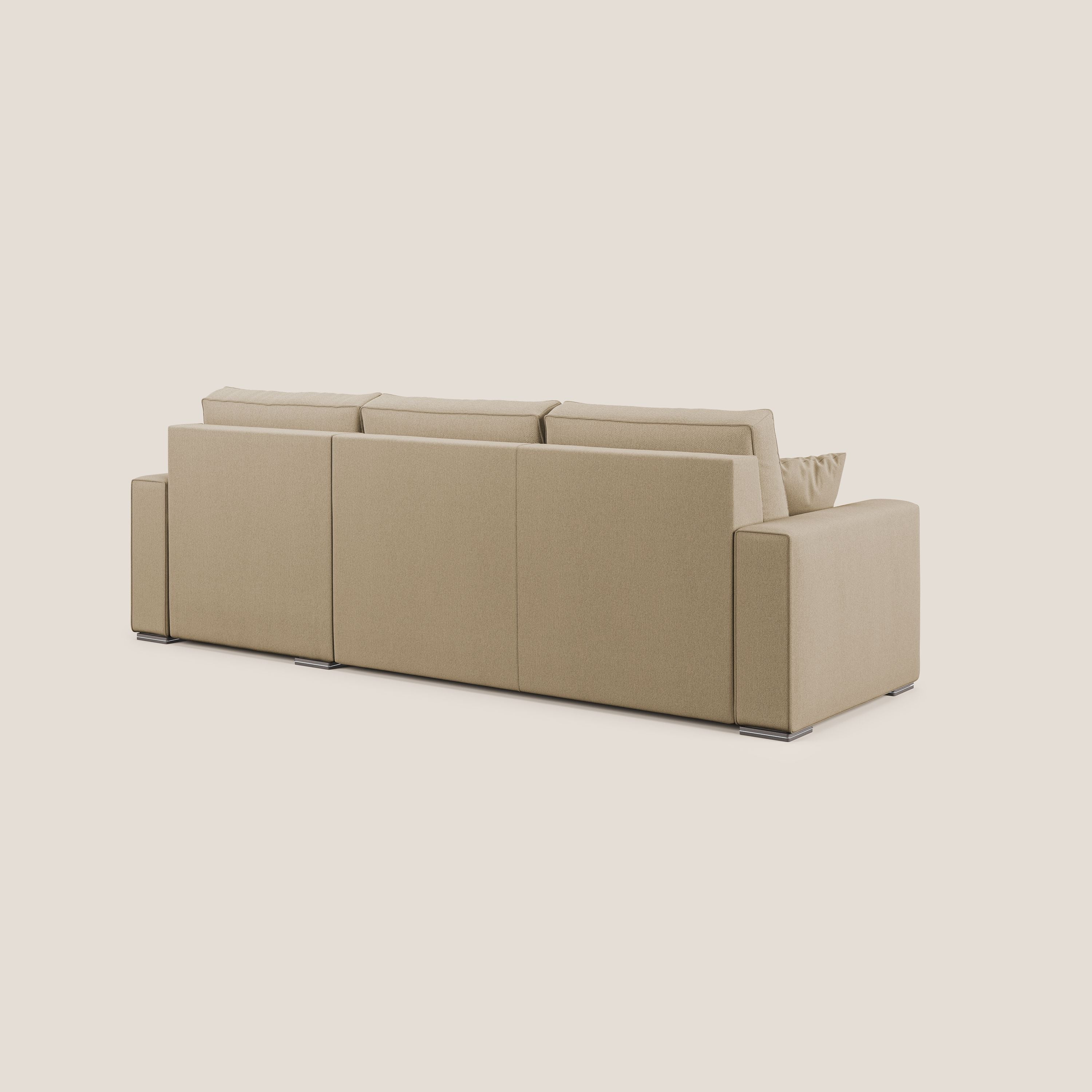 Dream Canapé convertible d'angle en tissu détachable T05 beige - Image 5