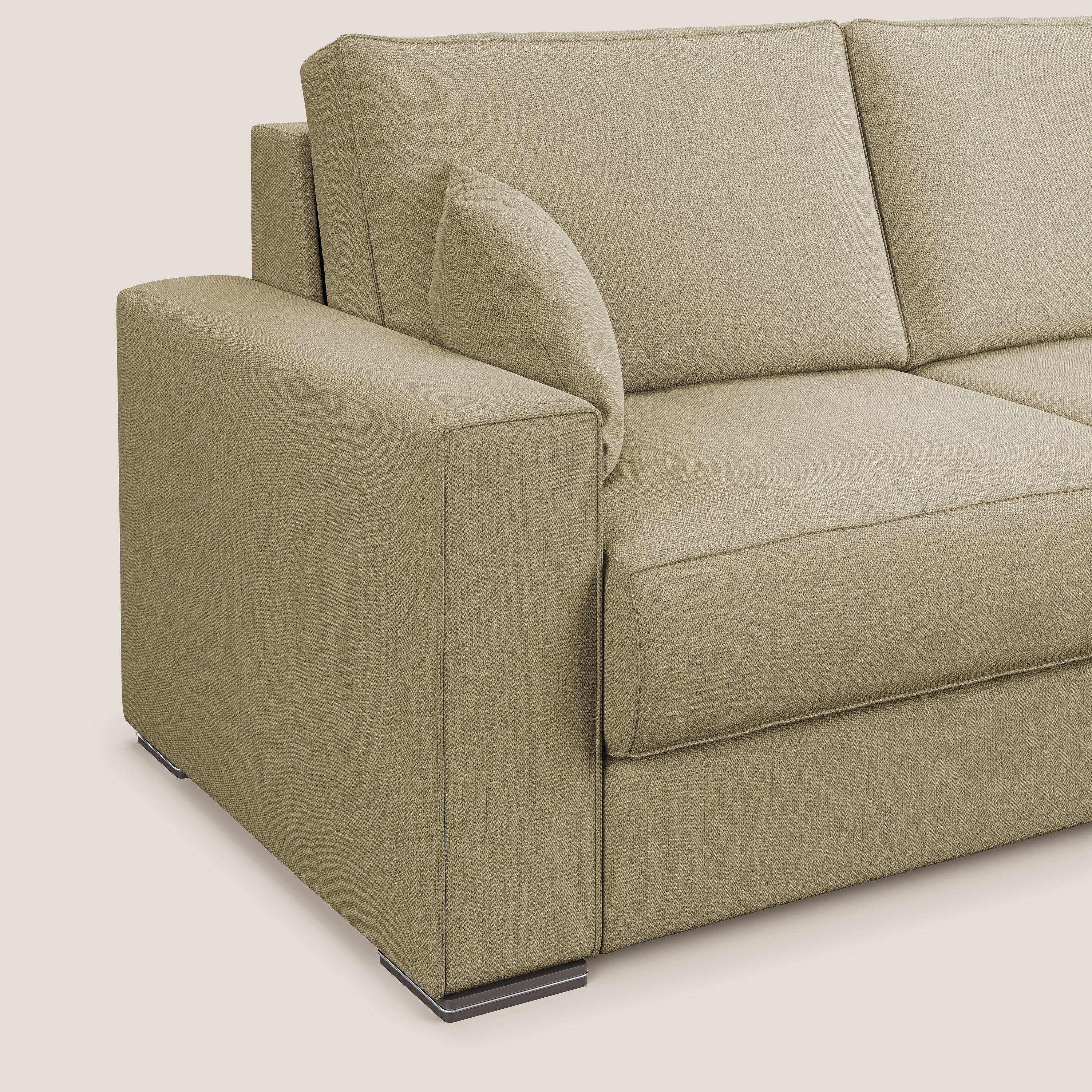 Dream Canapé convertible d'angle en tissu détachable T05 camel - Image 5