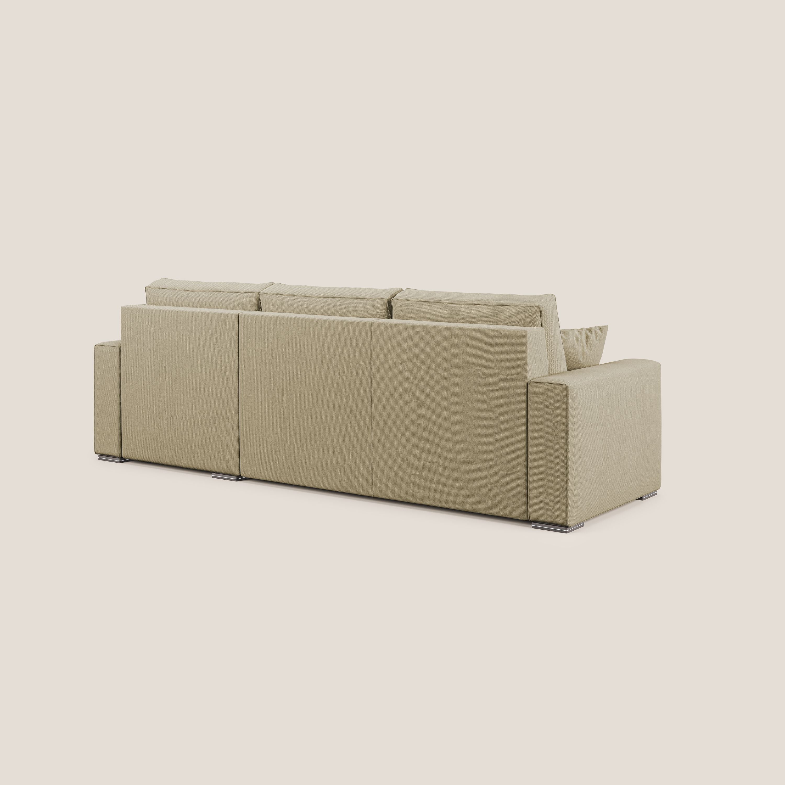 Dream Canapé convertible d'angle en tissu détachable T05 camel - Image 7