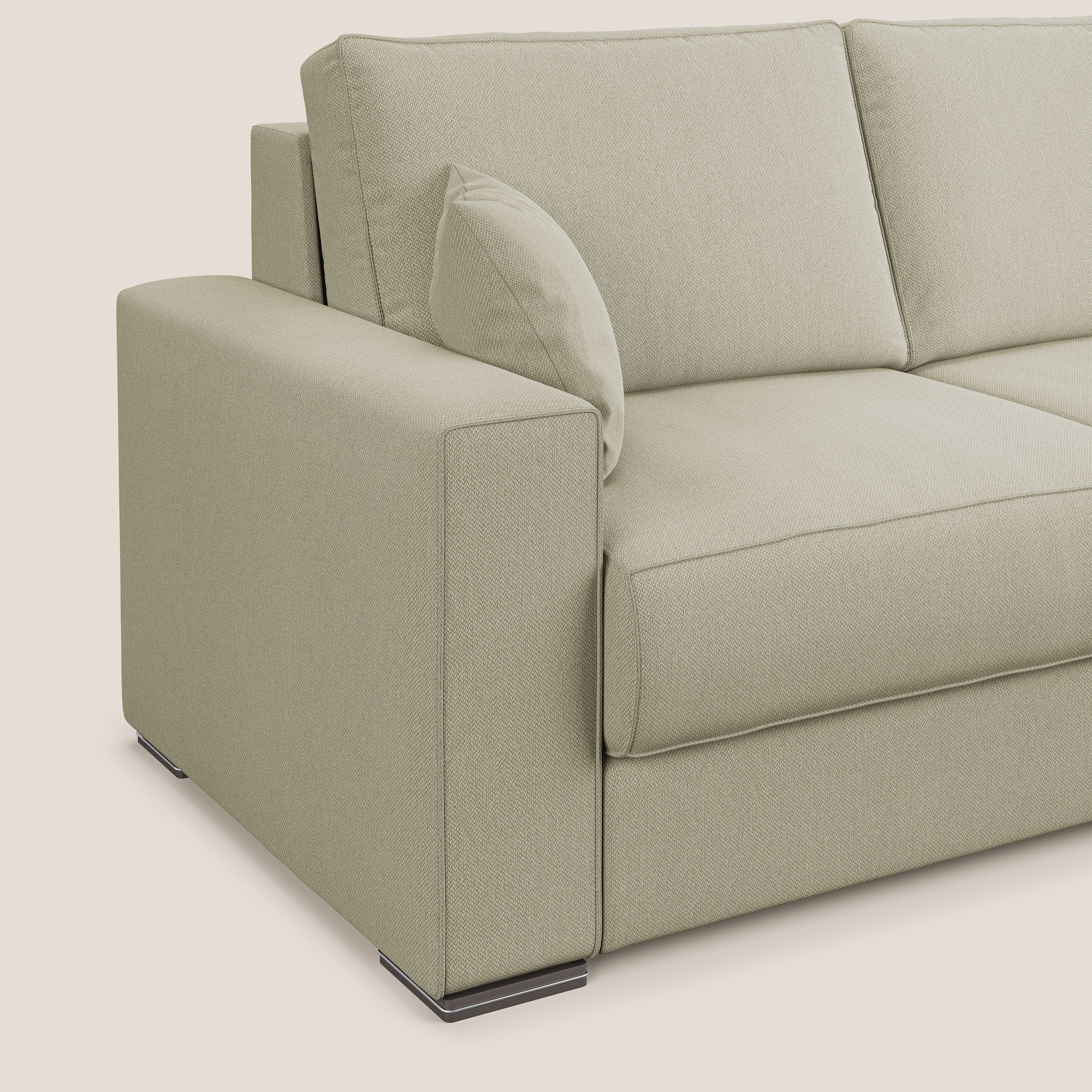 Dream Canapé convertible d'angle en tissu détachable T05 crème - Image 6