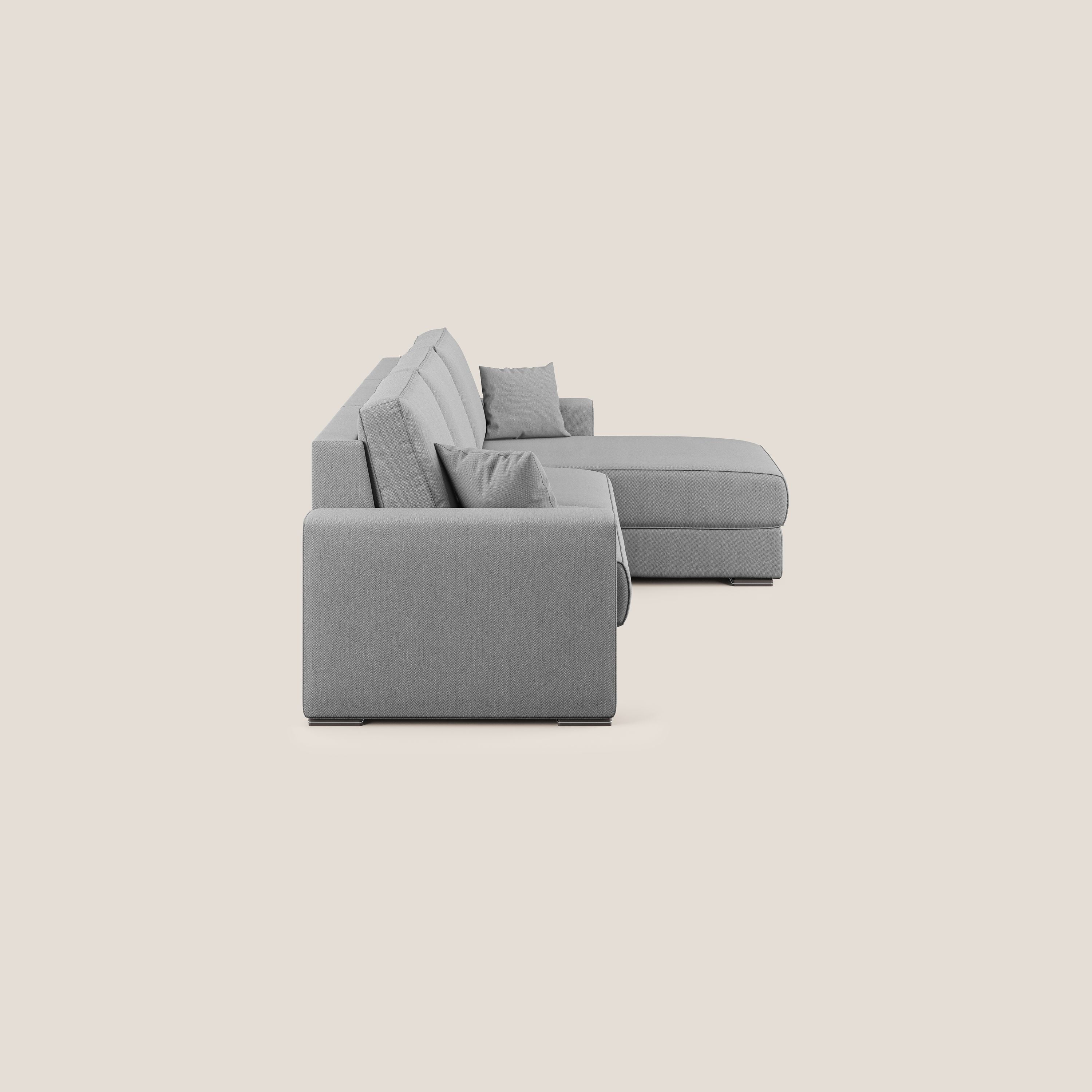 Dream Canapé convertible d'angle en tissu détachable T05 gris - Image 4