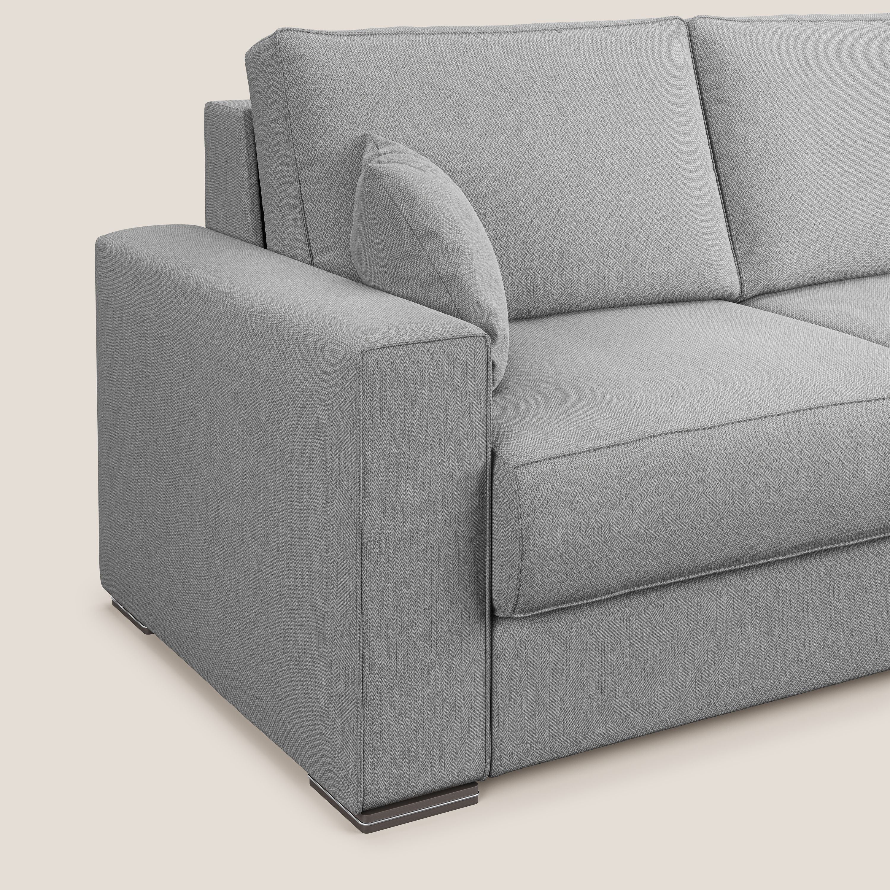 Dream Canapé convertible d'angle en tissu détachable T05 gris - Image 6