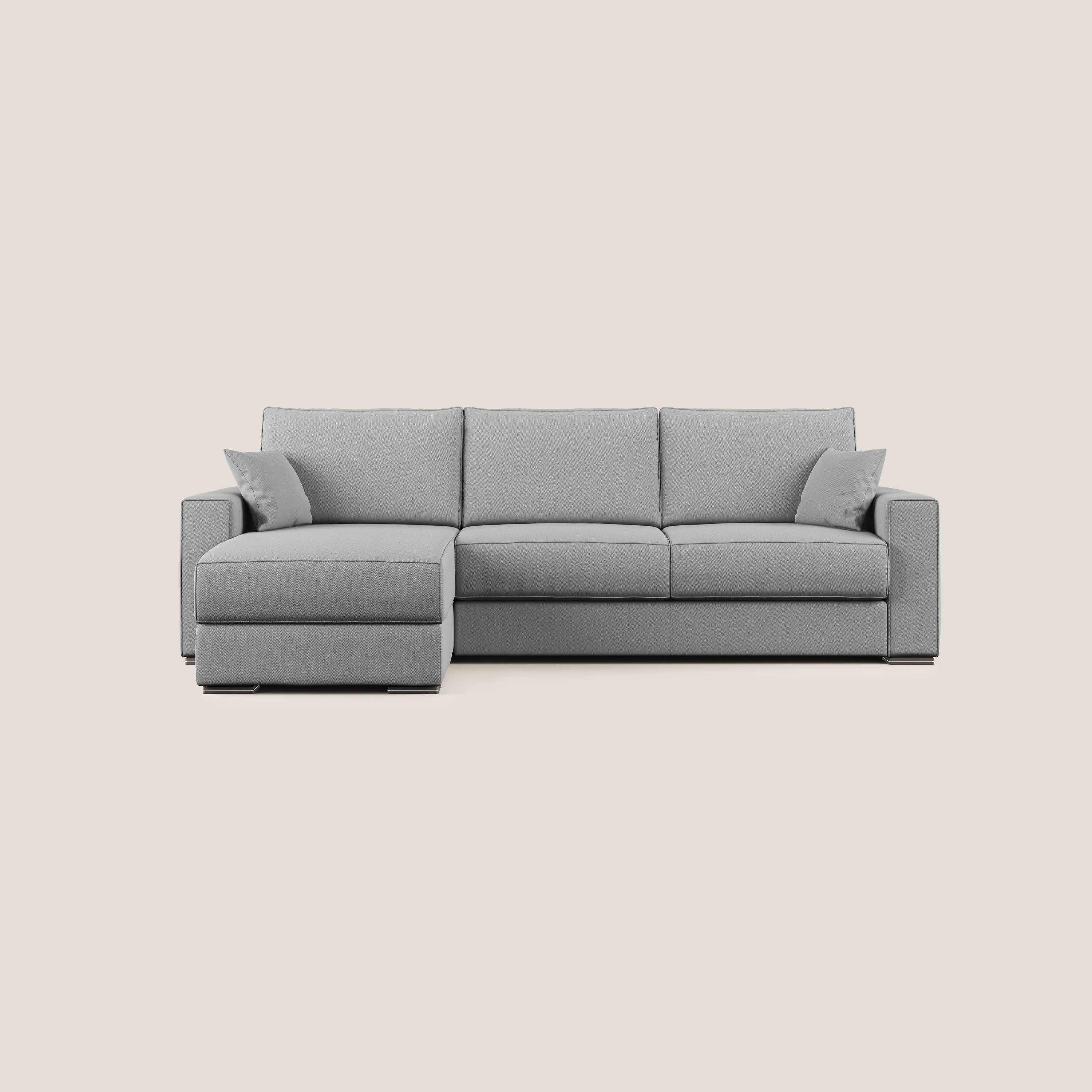 Dream Canapé convertible d'angle en tissu détachable T05 gris - Image 7
