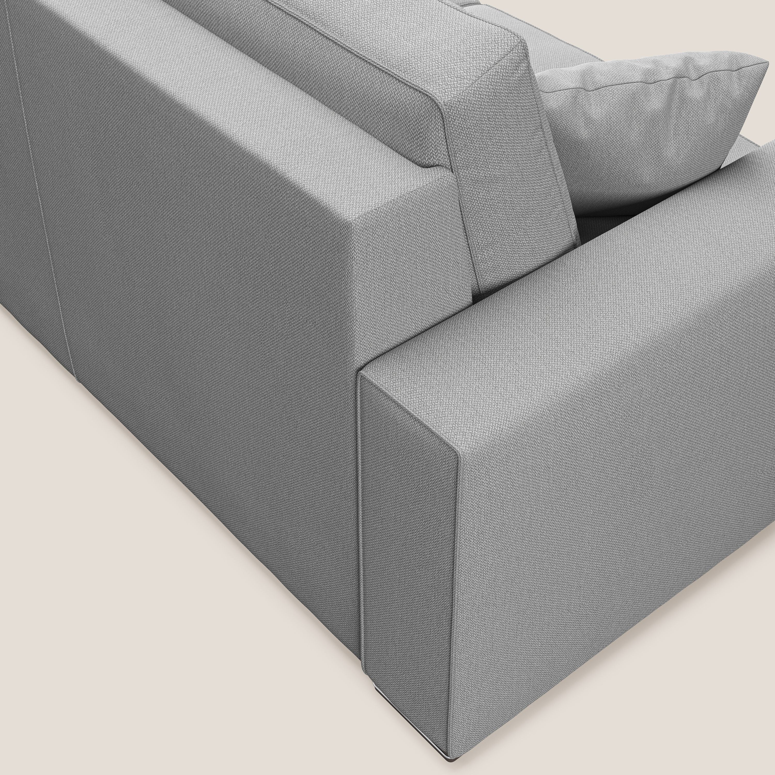 Dream Canapé convertible d'angle en tissu détachable T05 gris - Image 8