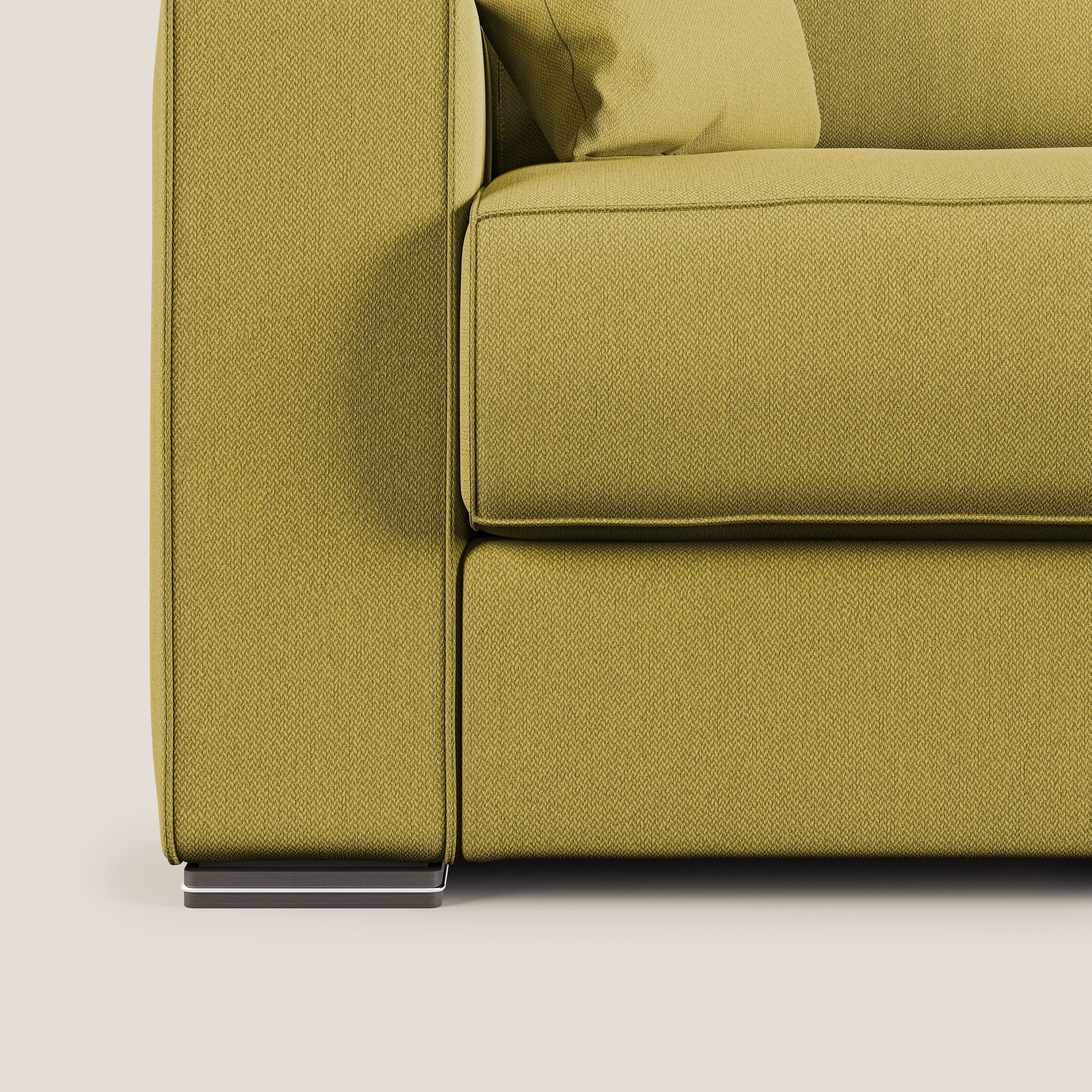 Dream Canapé convertible d'angle en tissu détachable T05 jaune - Image 8