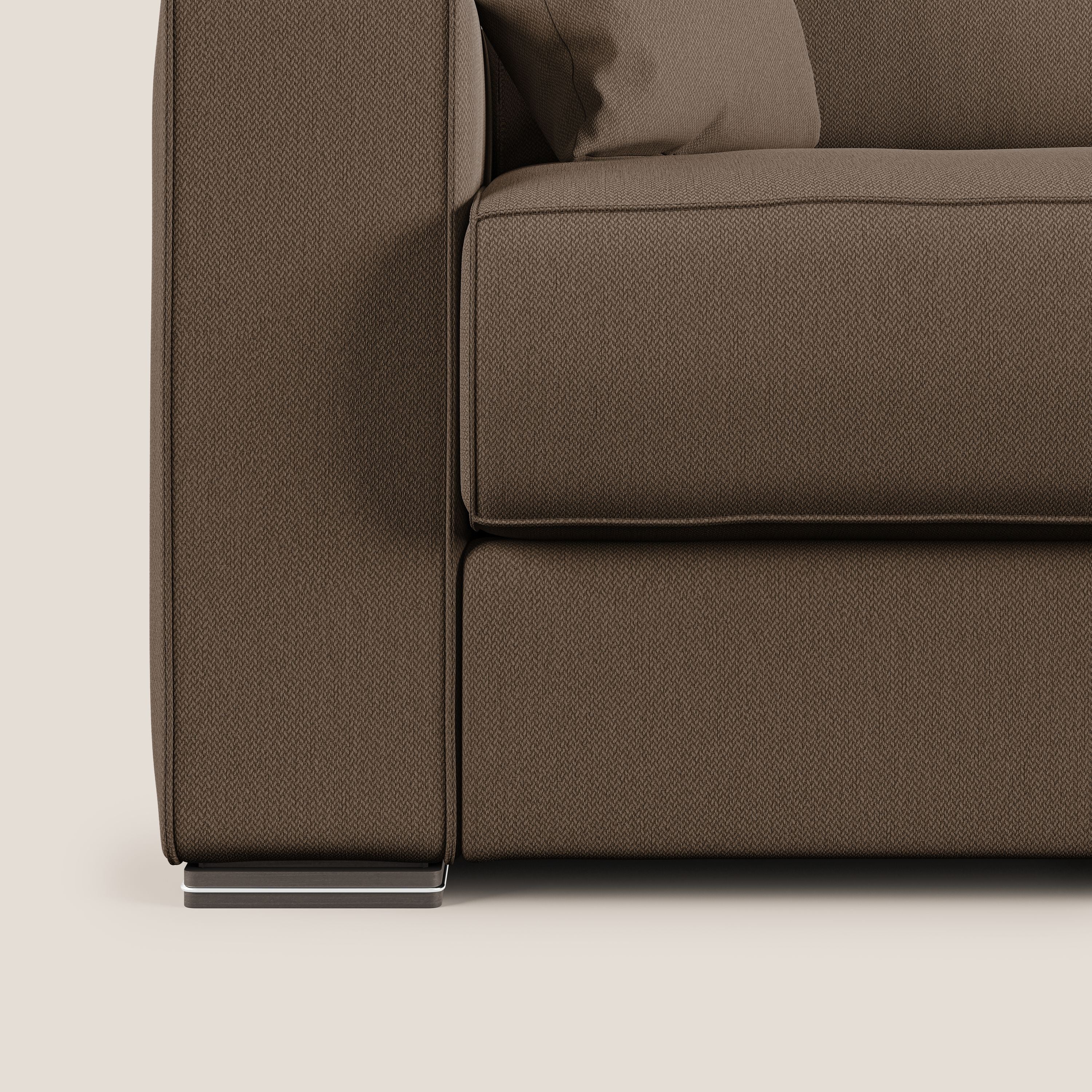 Dream Canapé convertible d'angle en tissu détachable T05 marron - Image 9