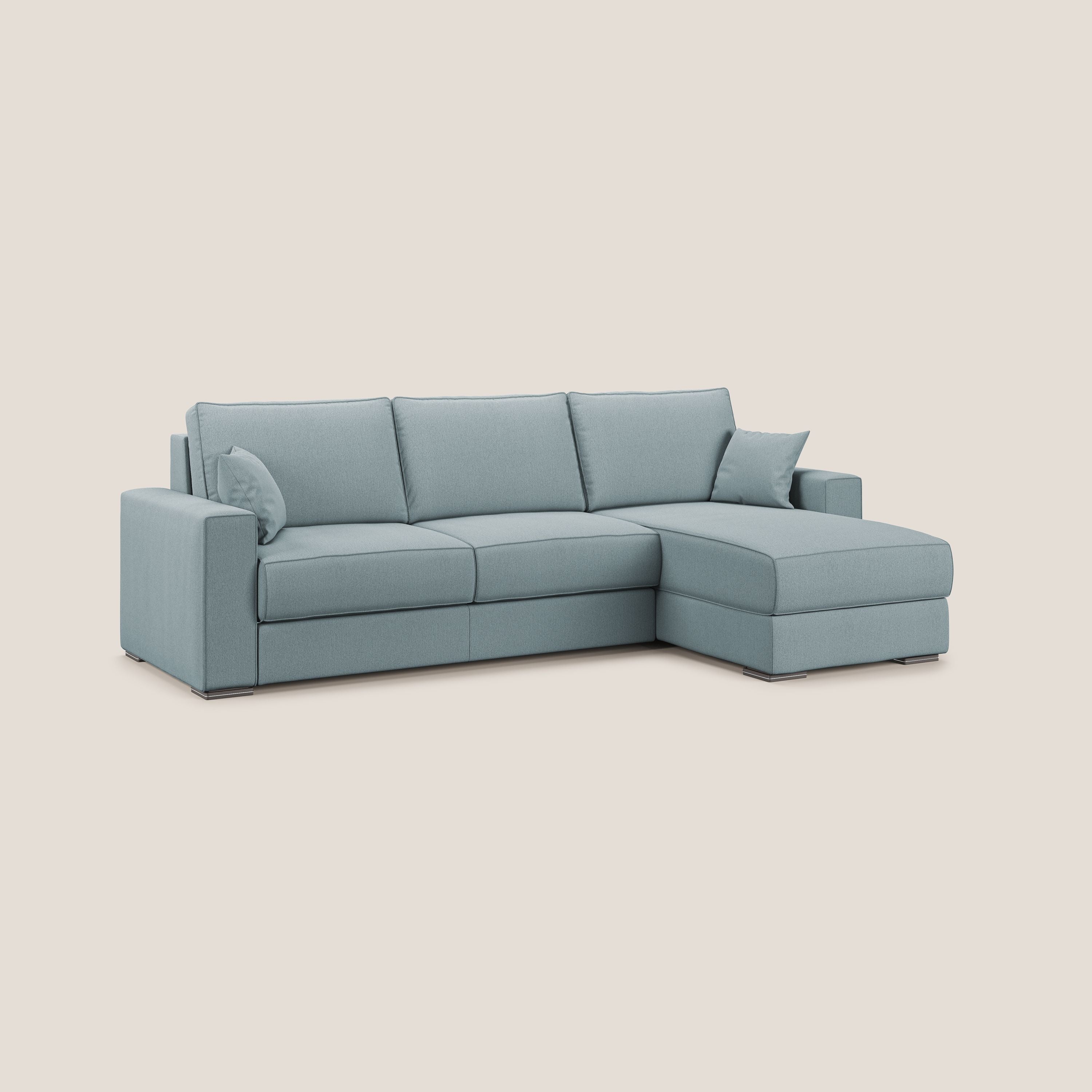 Dream Canapé convertible d'angle en tissu détachable T05 sucre glace - Image 2