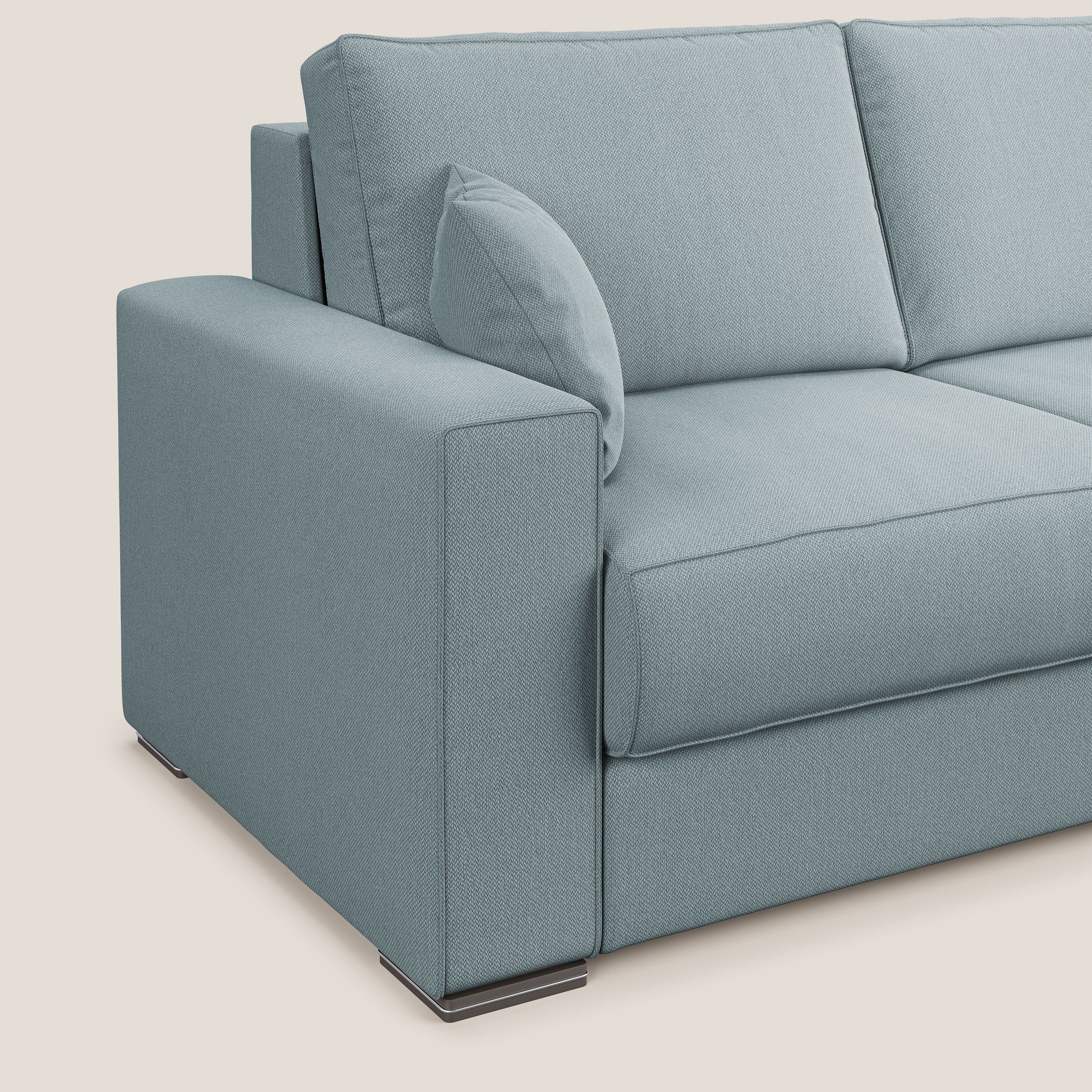 Dream Canapé convertible d'angle en tissu détachable T05 sucre glace - Image 9