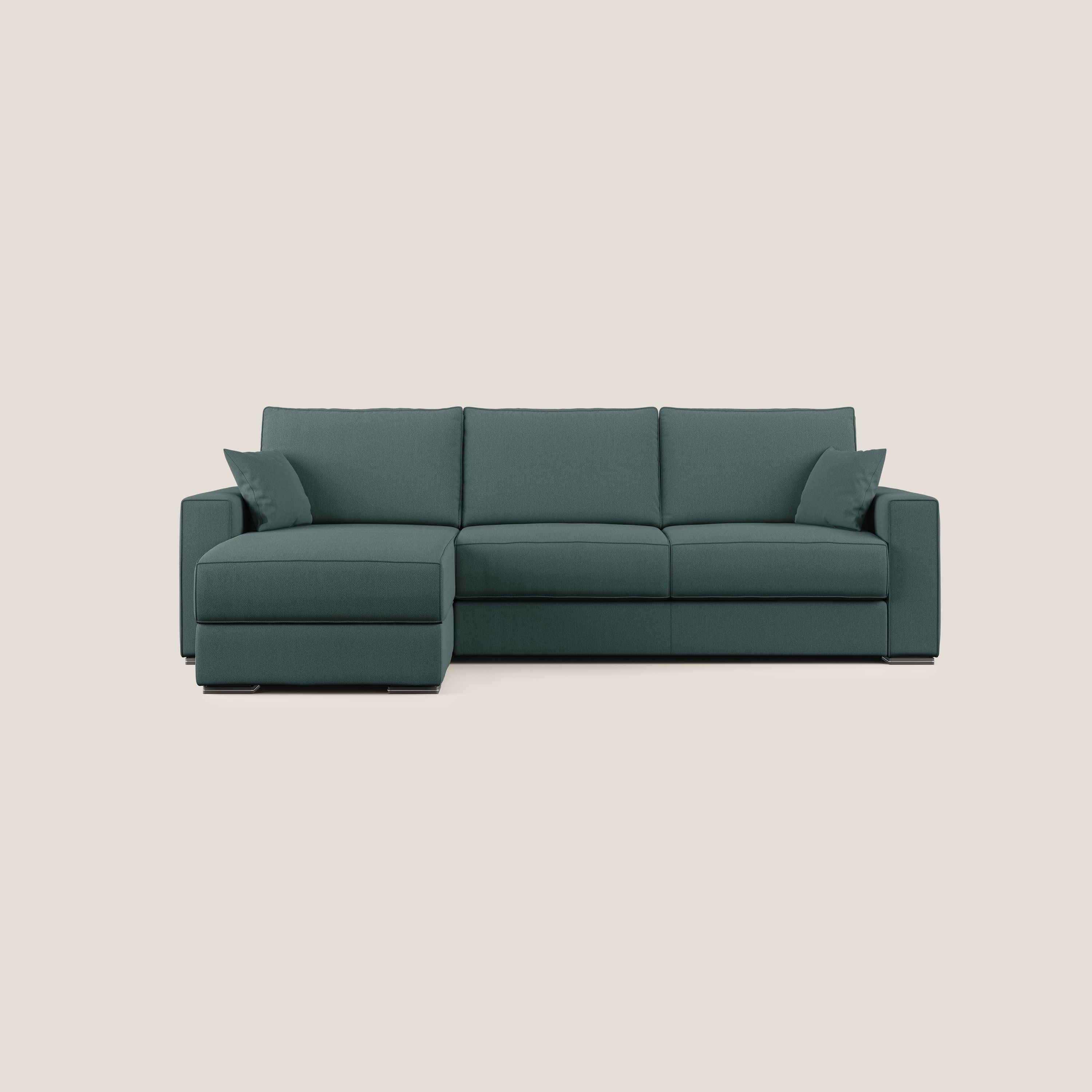 Dream Canapé convertible d'angle en tissu détachable T05 vert - Image 11