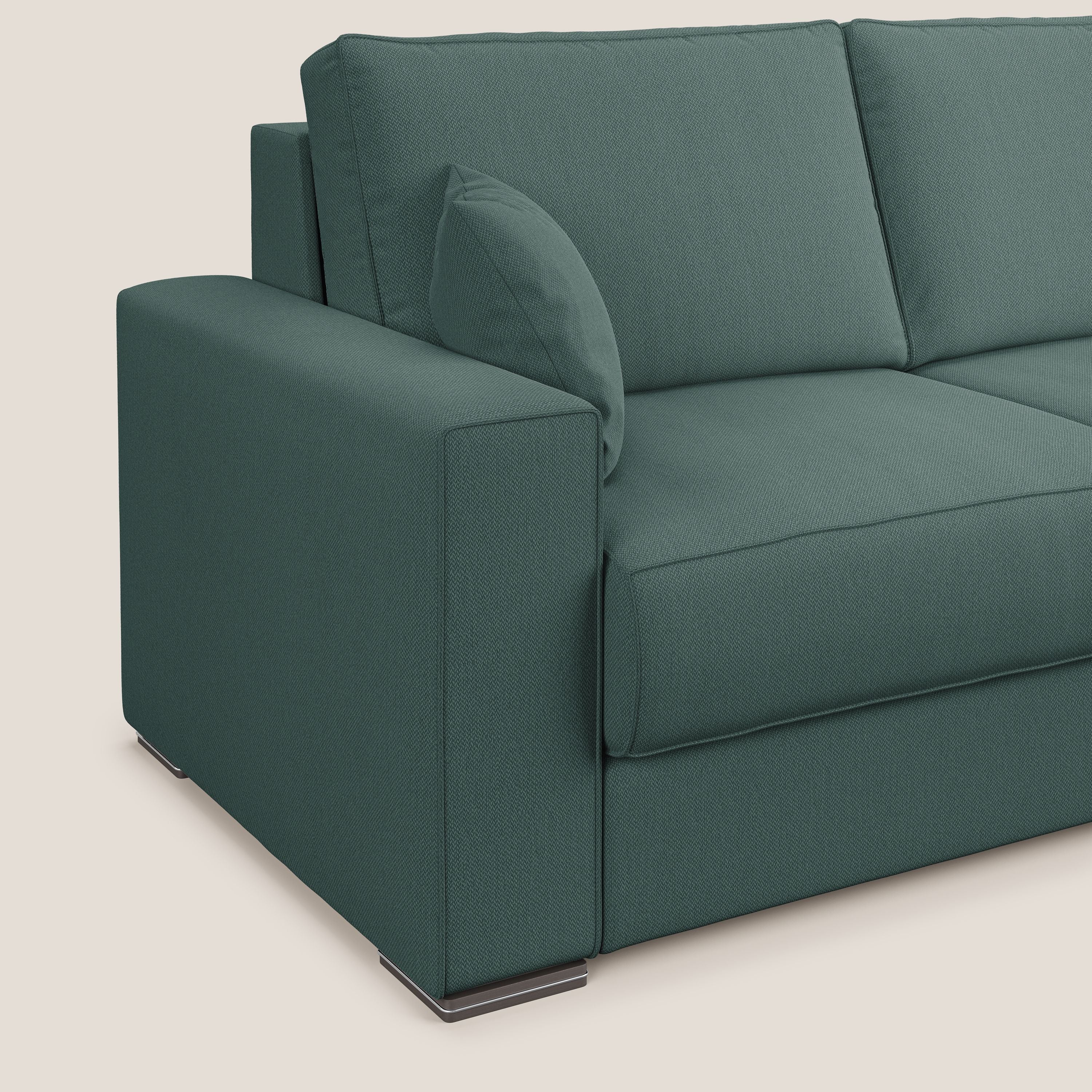 Dream Canapé convertible d'angle en tissu détachable T05 vert - Image 9