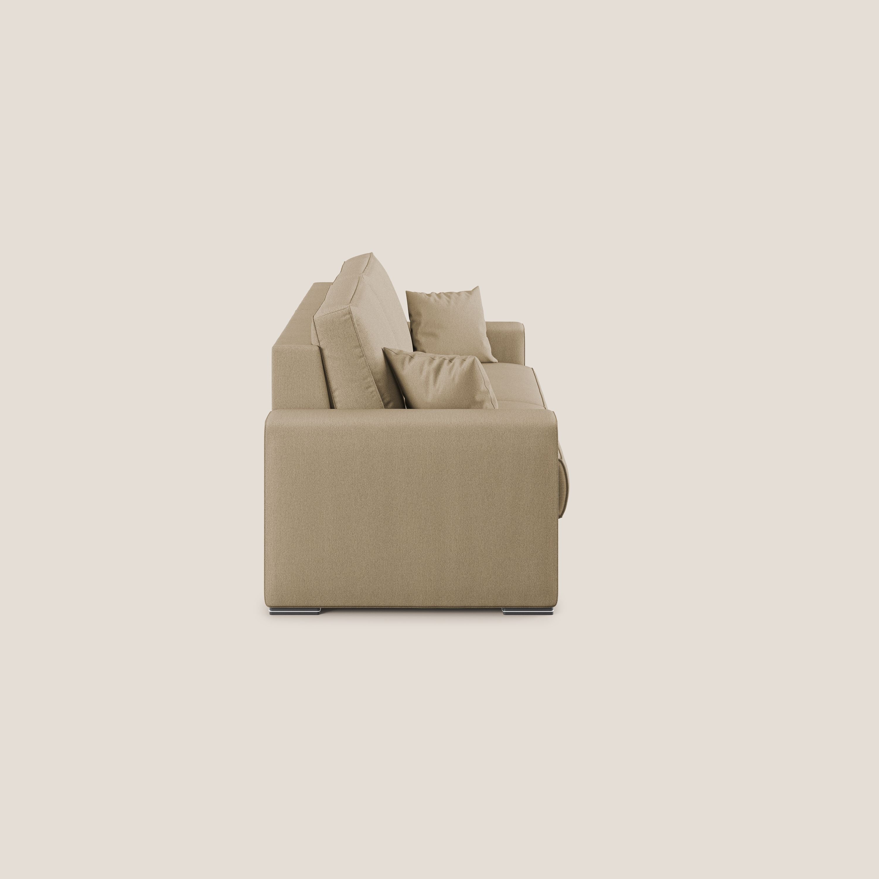 Dream canapé-lit convertible avec coussins doux en tissu détachable T05 beige - Image 4