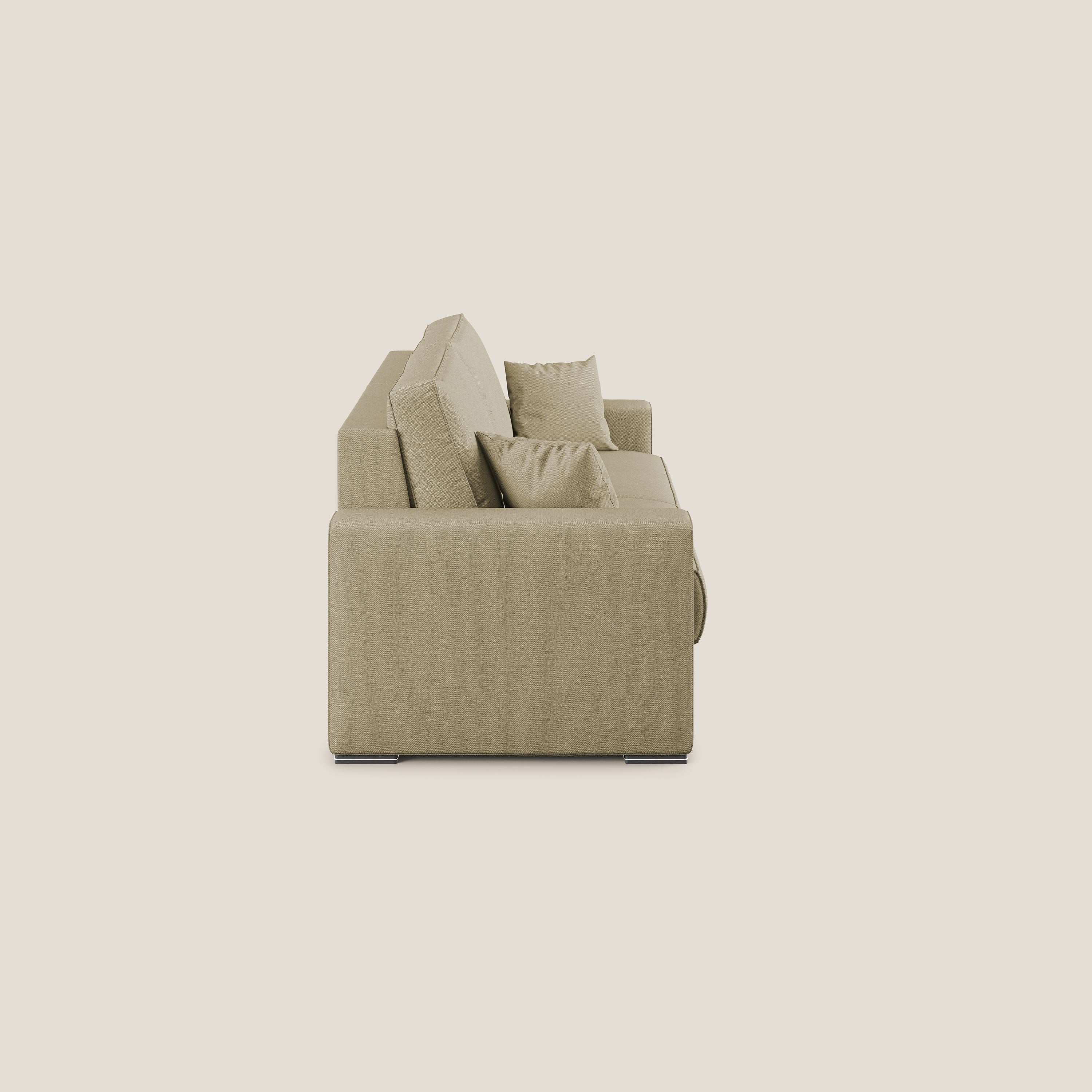 Dream canapé-lit convertible avec coussins doux en tissu détachable T05 camel - Image 4