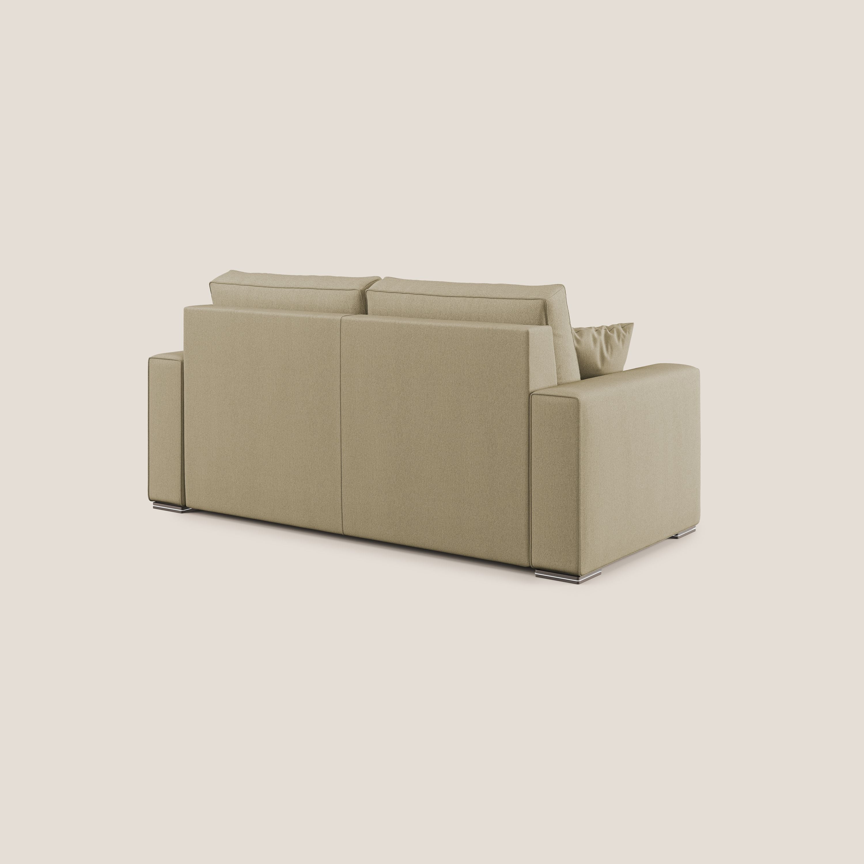 Dream canapé-lit convertible avec coussins doux en tissu détachable T05 camel - Image 5