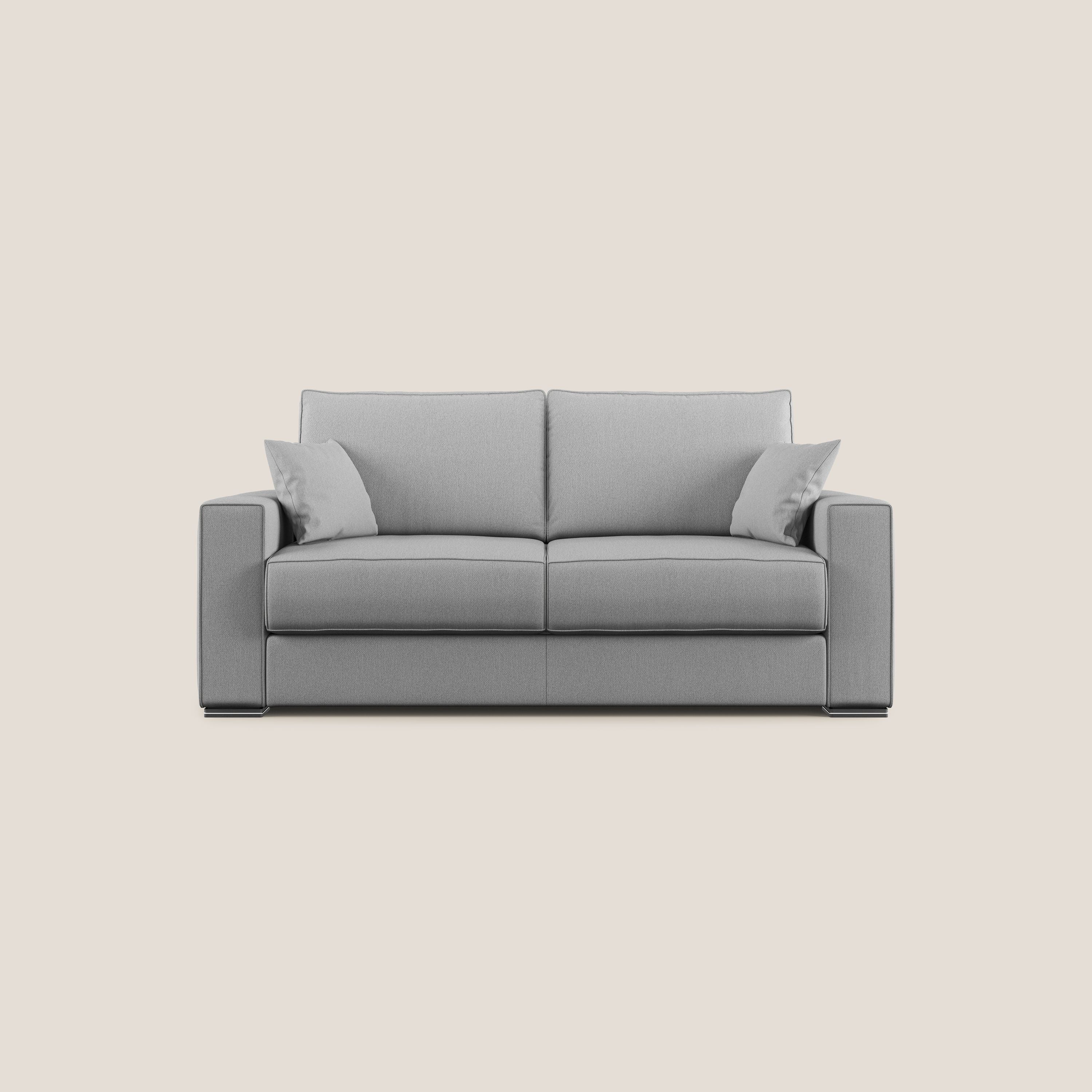 Dream canapé-lit convertible avec coussins doux en tissu détachable T05 gris