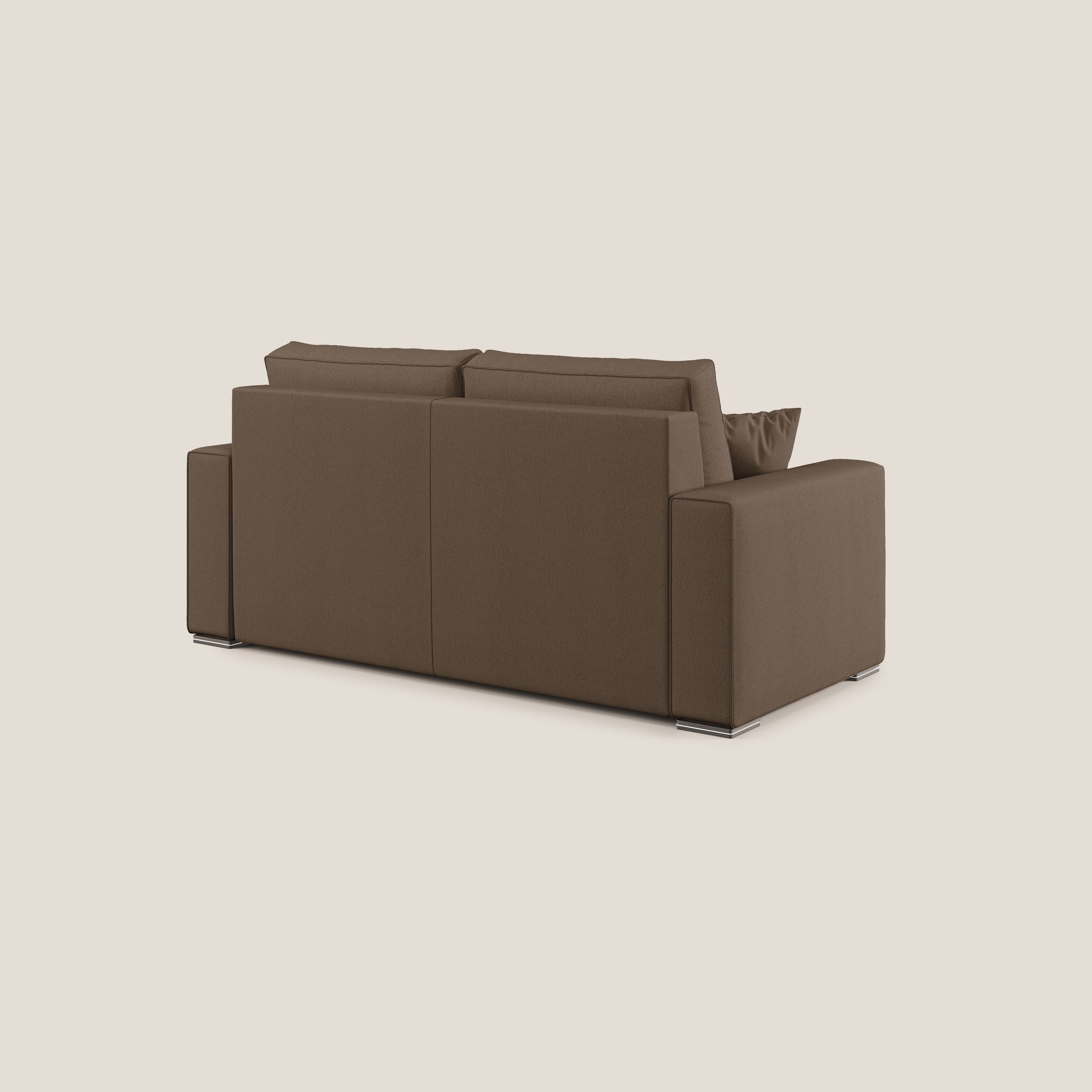 Dream canapé-lit convertible avec coussins doux en tissu détachable T05 marron - Image 5