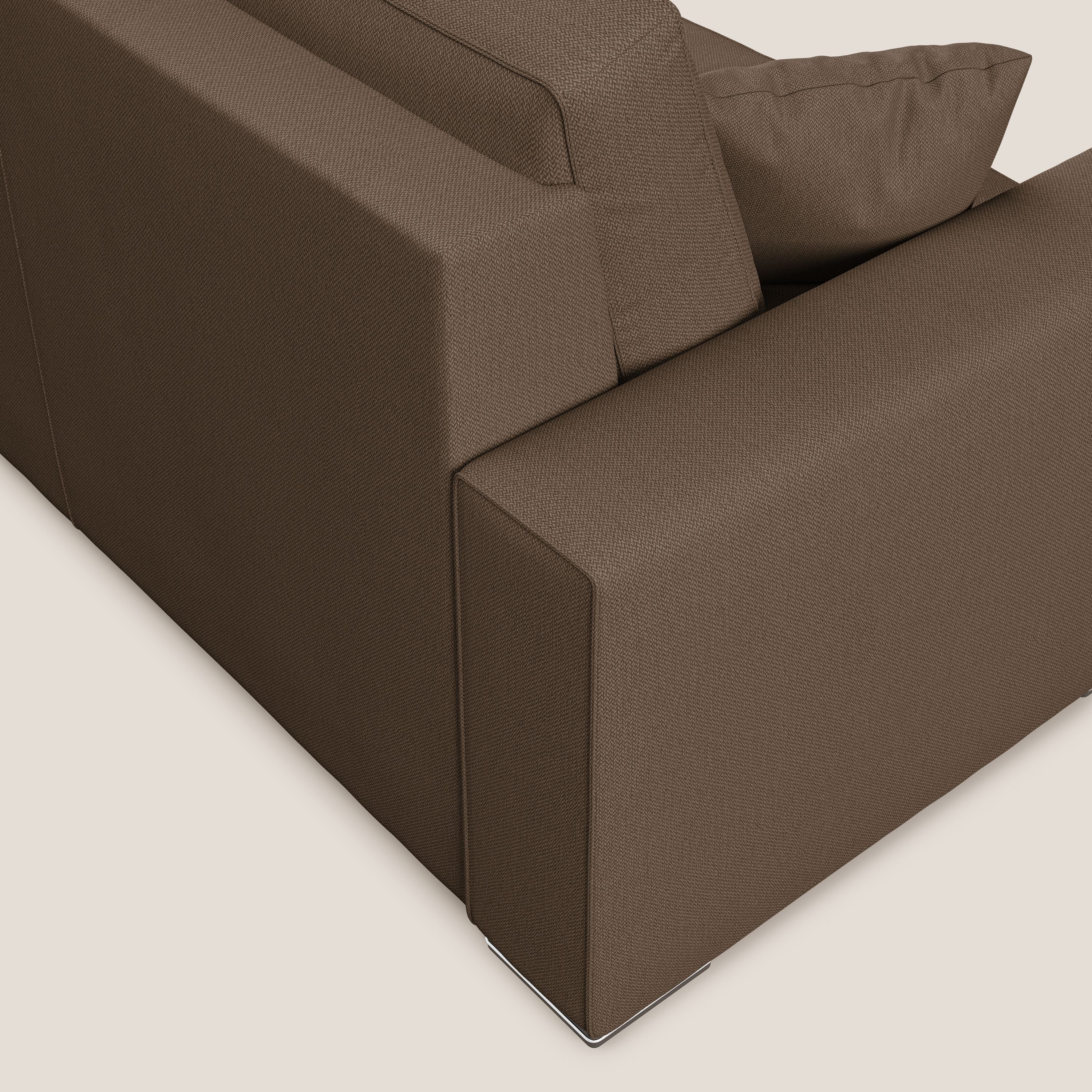 Dream canapé-lit convertible avec coussins doux en tissu détachable T05 marron - Image 7