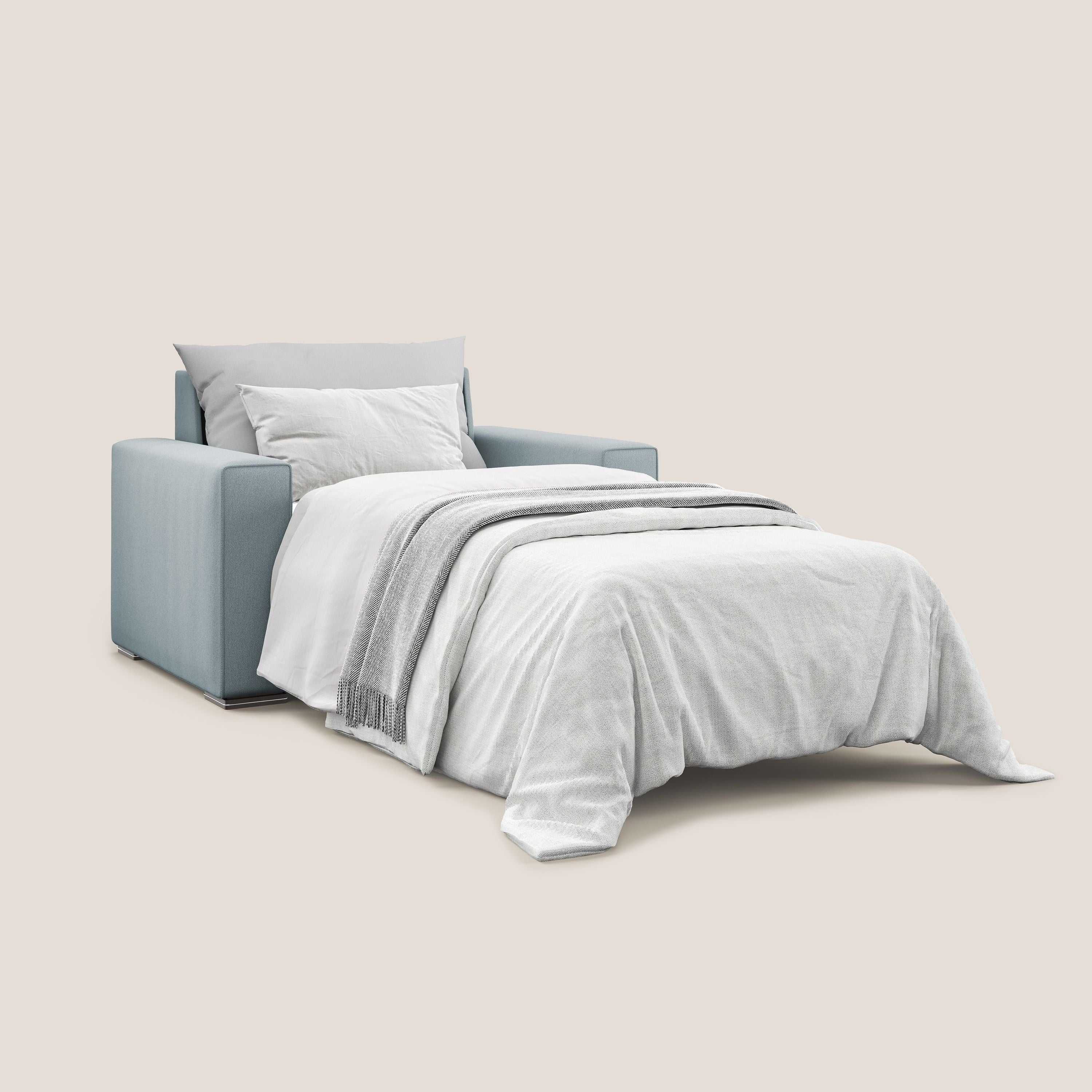 Dream fauteuil convertible en tissu détachable T05 sucre glace - Image 2