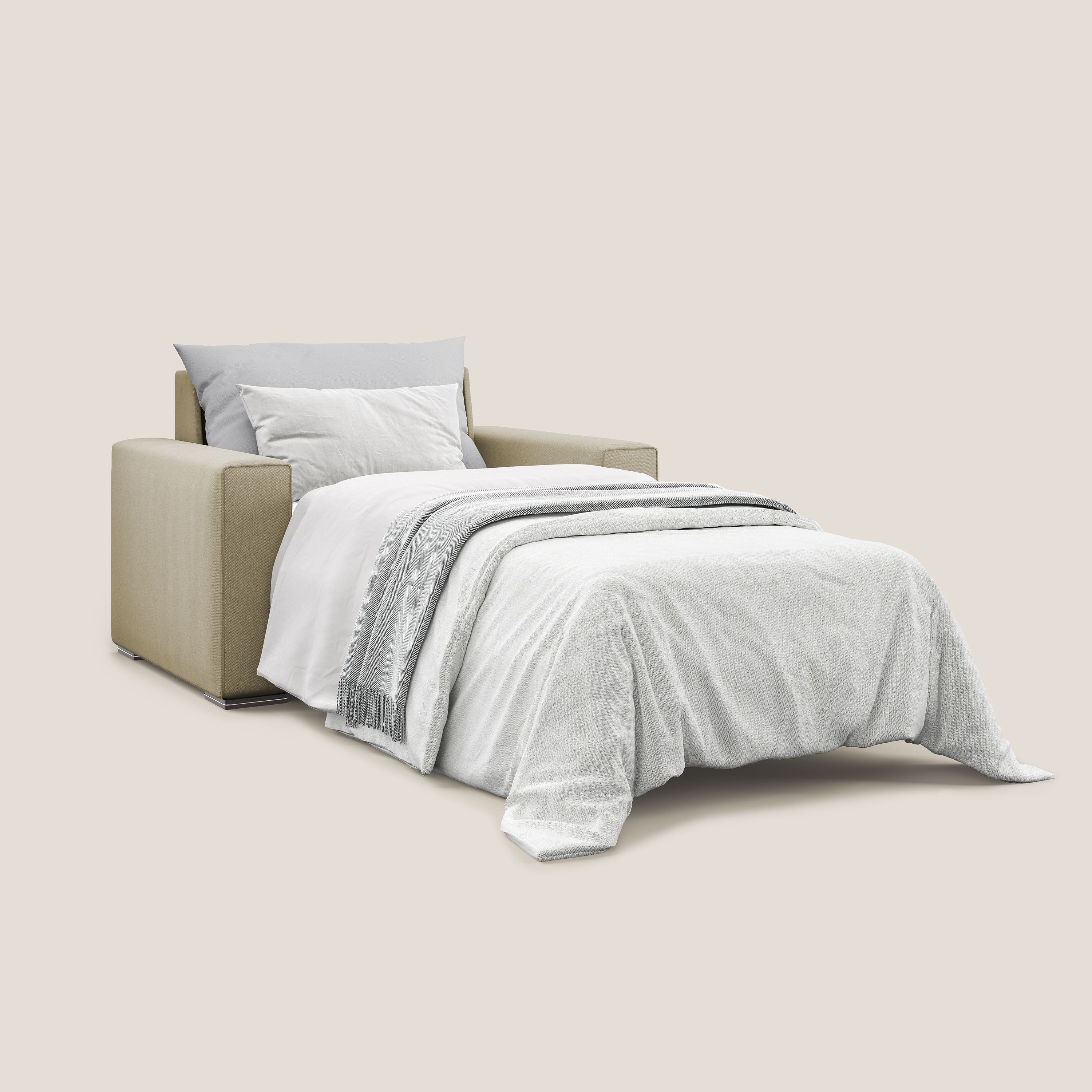 Dream fauteuil convertible en tissu détachable T05 camel - Image 2