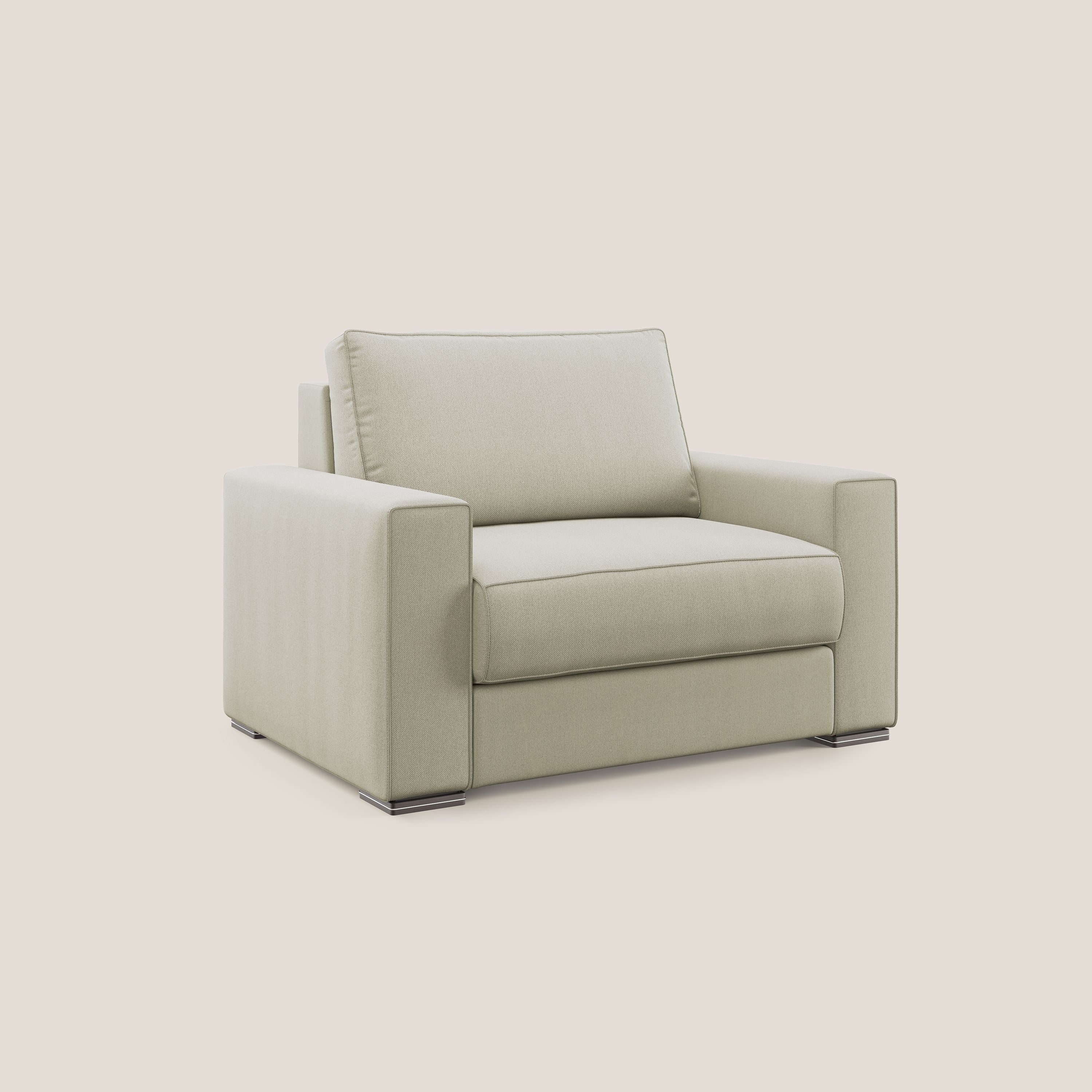 Dream fauteuil convertible en tissu détachable T05 crème - Image 3