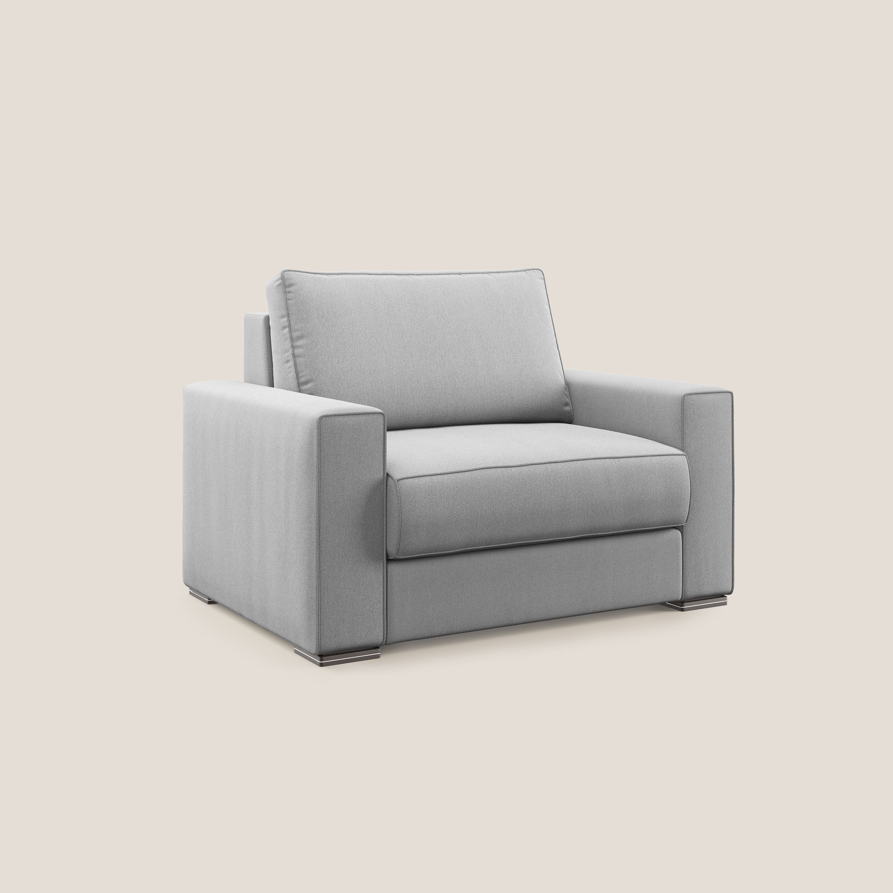 Dream fauteuil convertible en tissu détachable T05 gris - Image 3