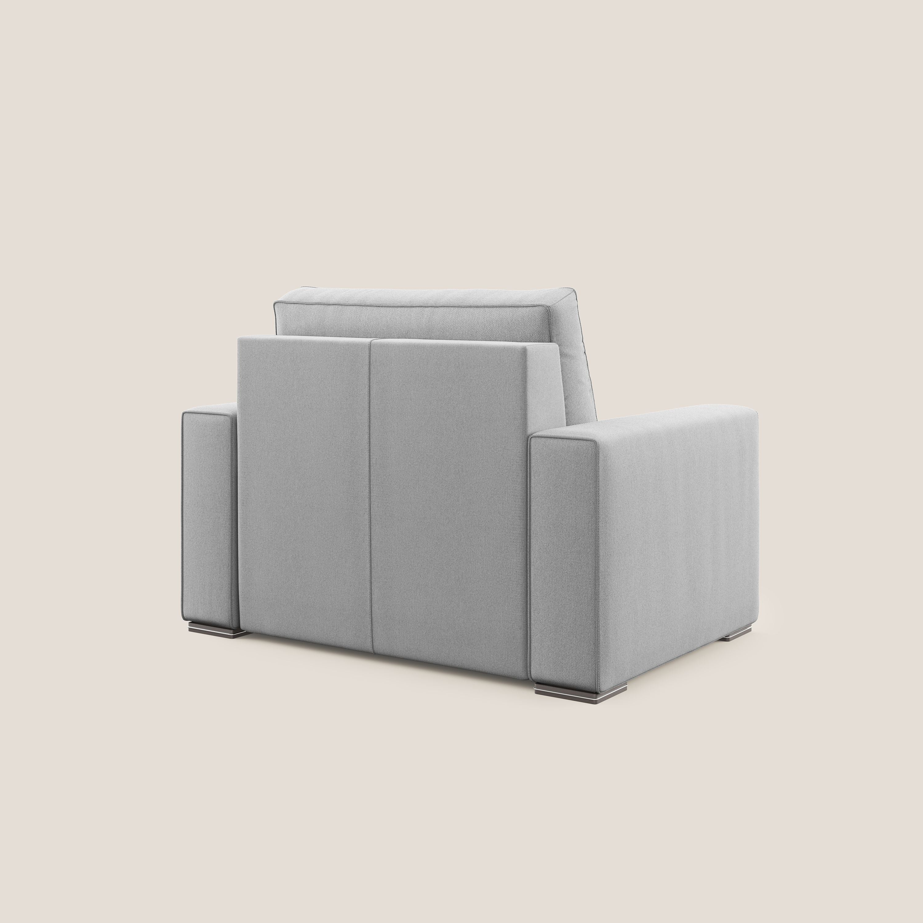 Dream fauteuil convertible en tissu détachable T05 gris - Image 4