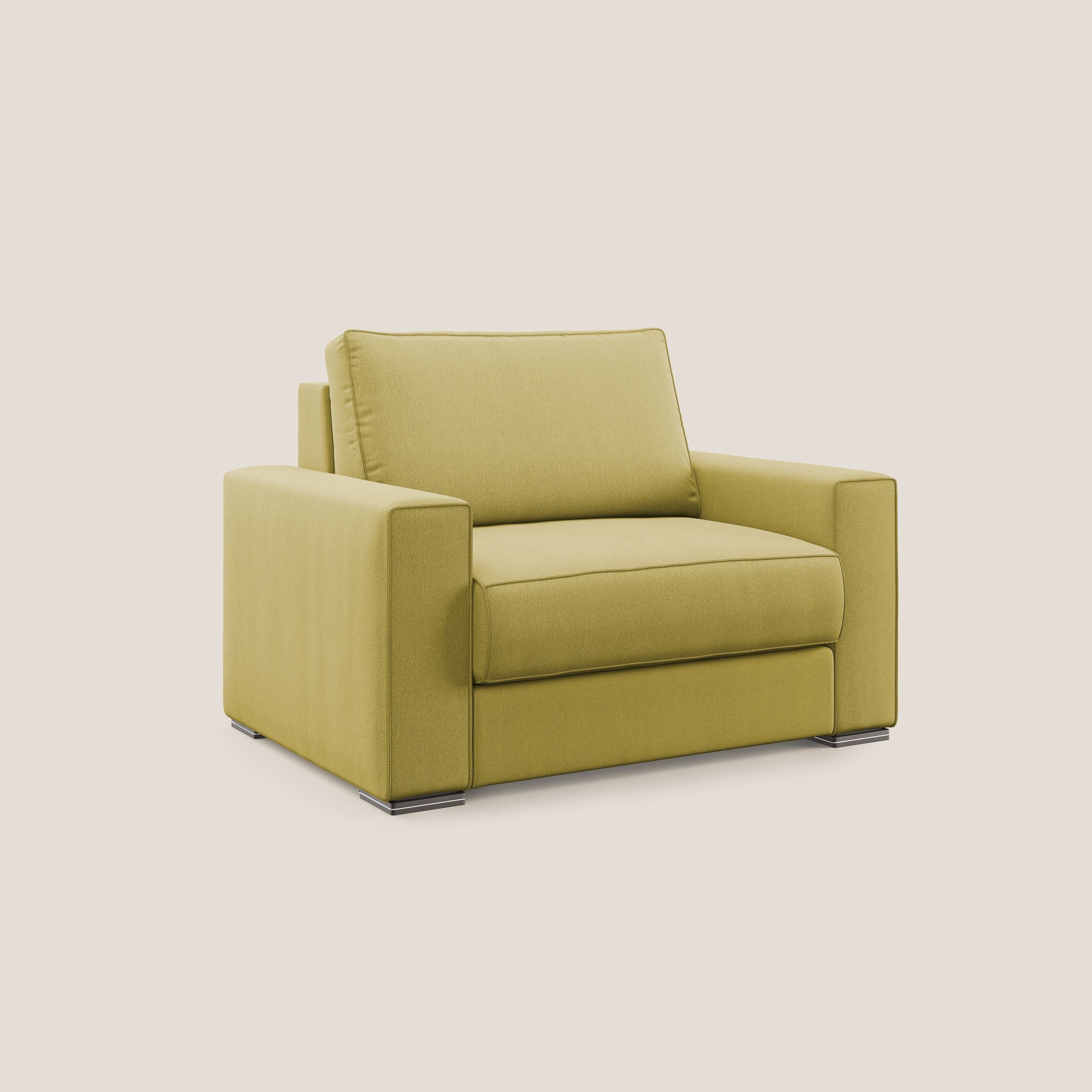 Dream fauteuil convertible en tissu détachable T05 jaune - Image 3