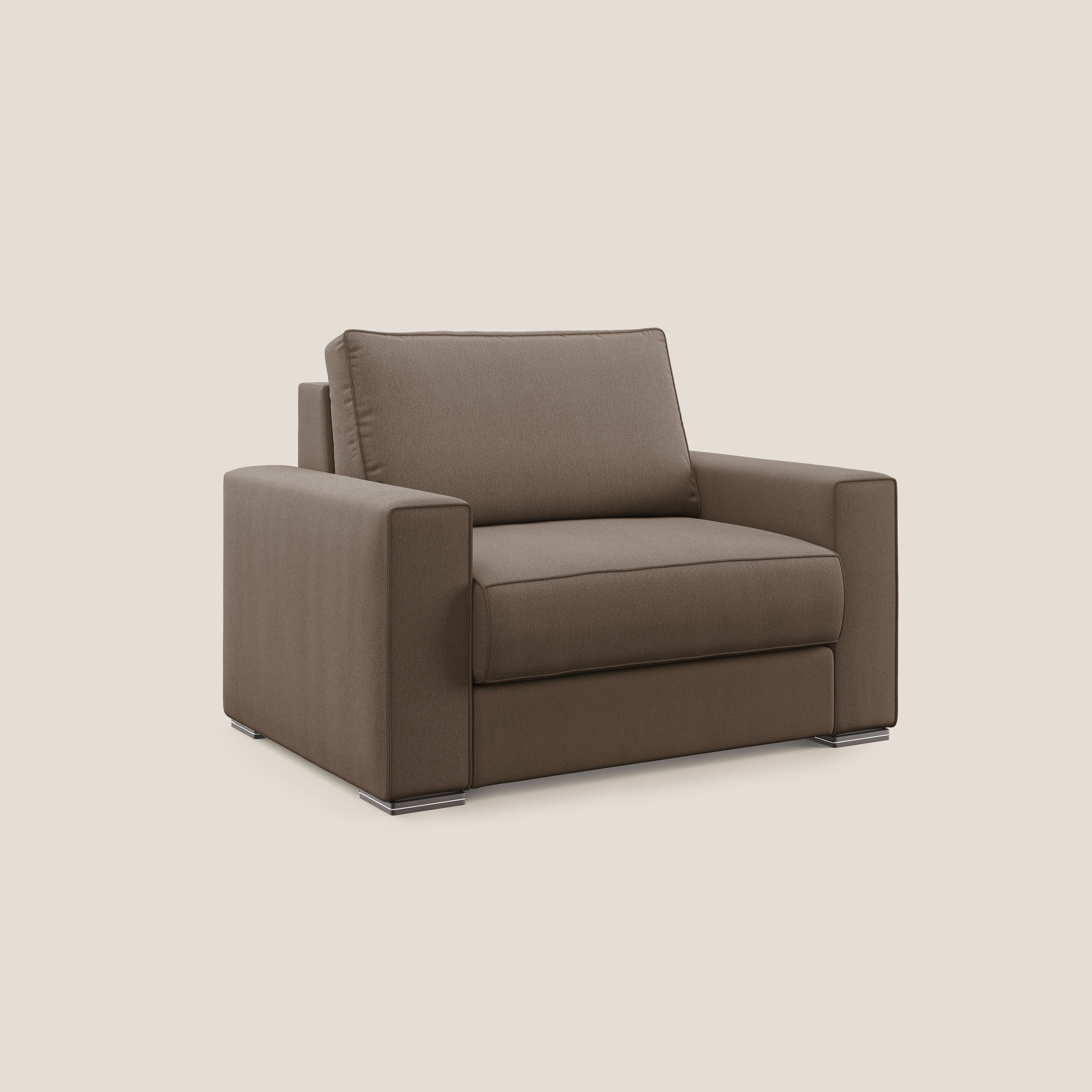 Dream fauteuil convertible en tissu détachable T05 marron - Image 3