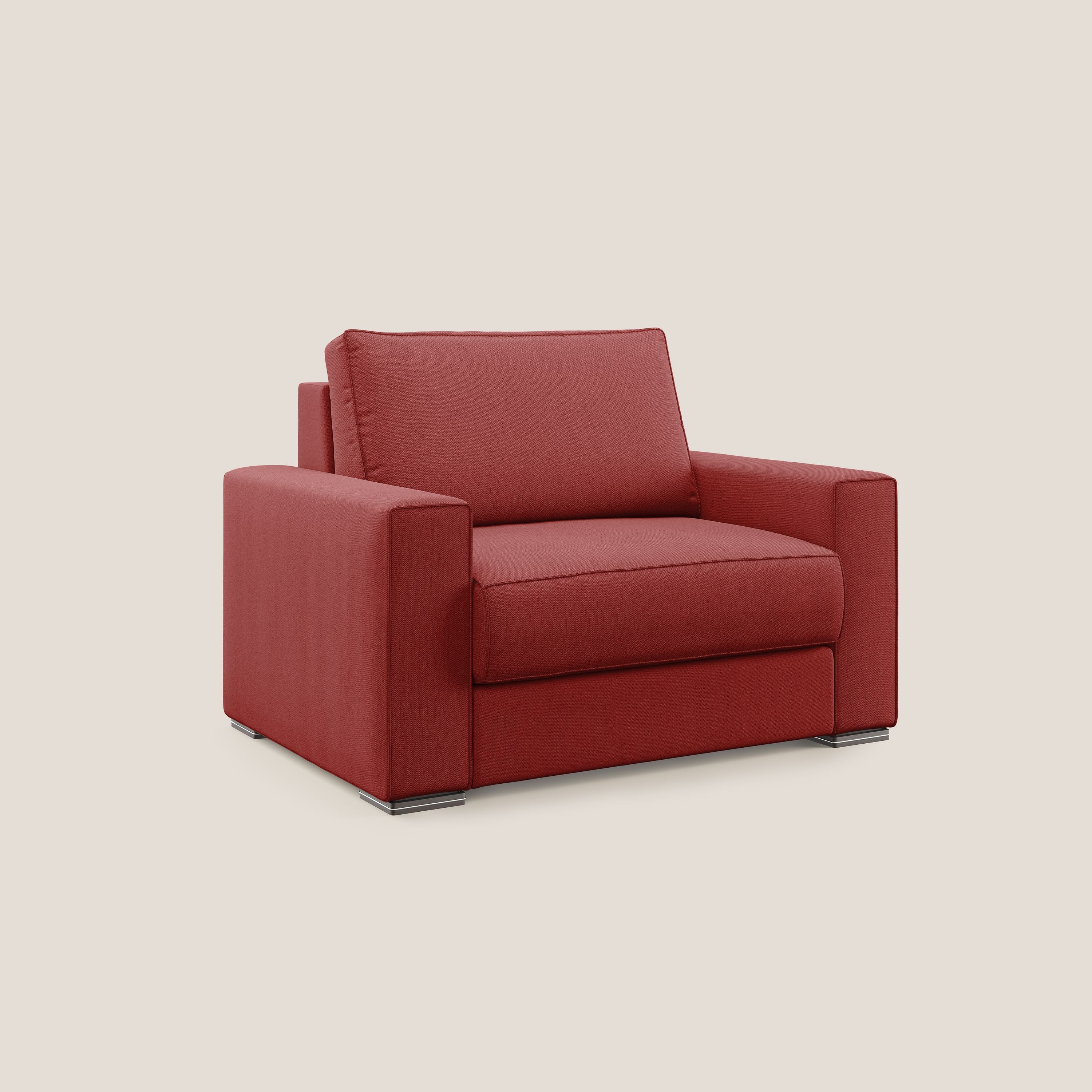 Dream fauteuil convertible en tissu détachable T05 rouge - Image 3