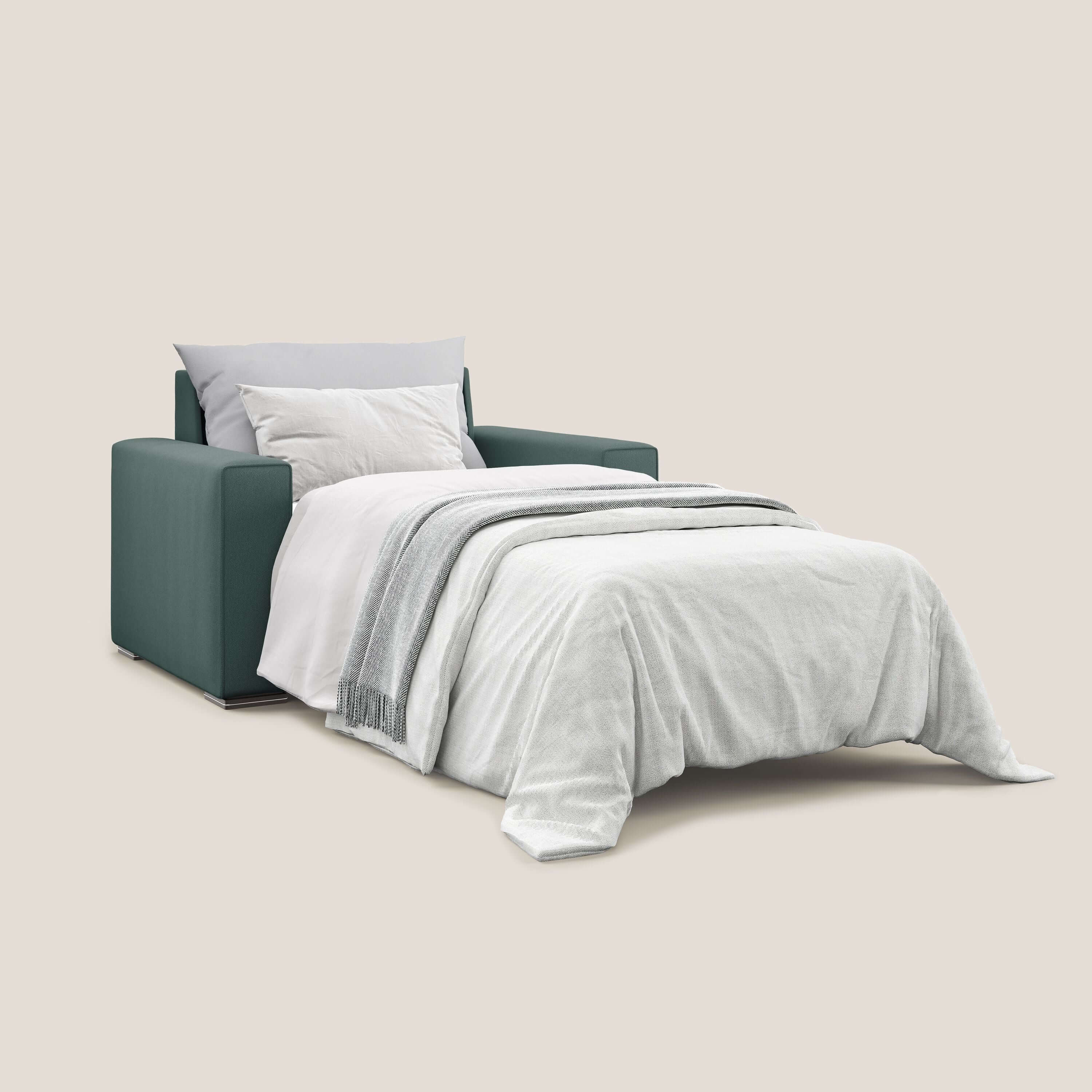 Dream fauteuil convertible en tissu détachable T05 vert - Image 2
