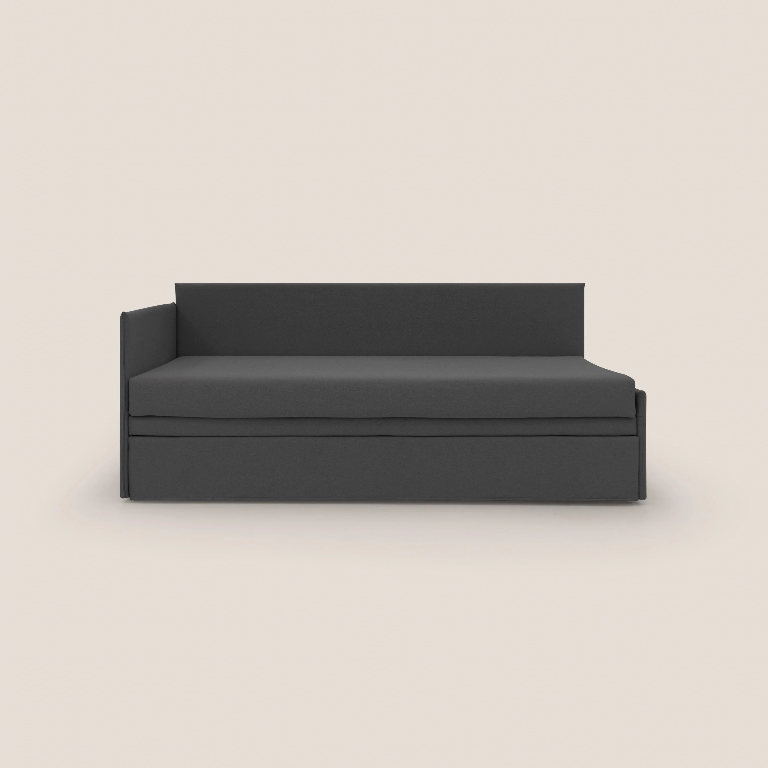 Durini Canapé duplex avec lits jumeaux et tissu effet coton imperméable T13 anthracite - Image 8