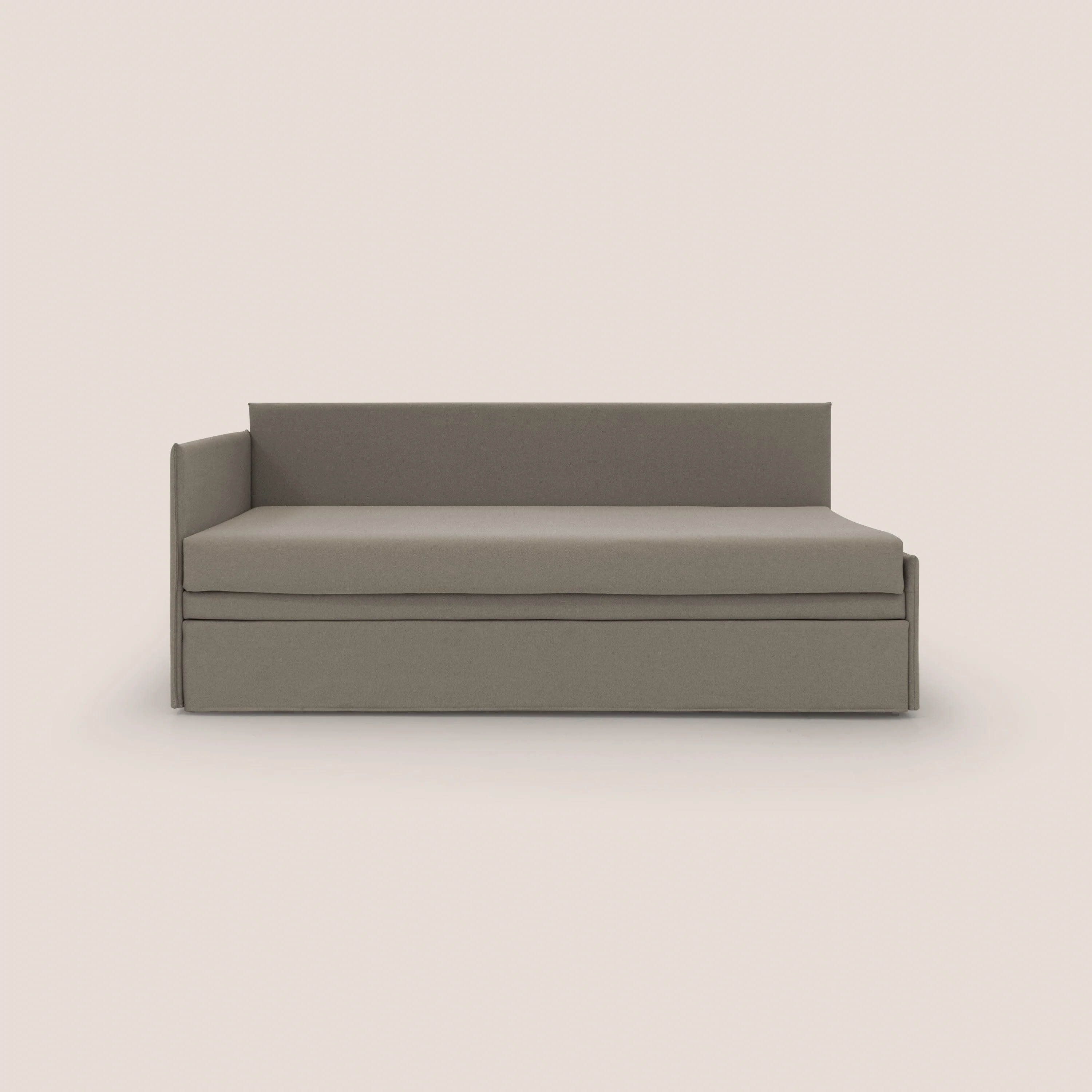 Durini Canapé duplex avec lits jumeaux et tissu effet coton imperméable T13 Taupe tortora - Image 8