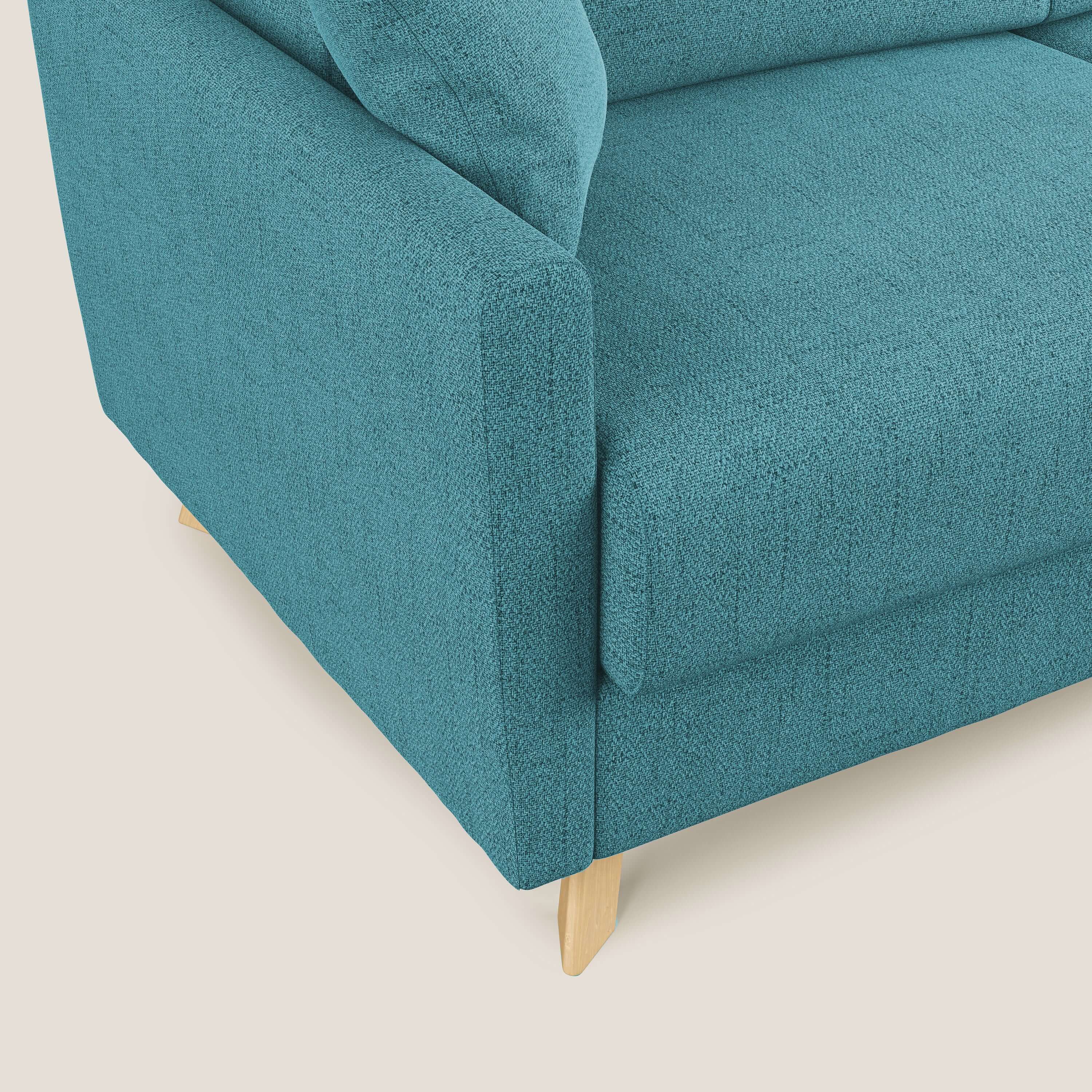 Edgar canapé d'angle convertible en tissu FELIS imperméable T03 bleu ciel - Image 7