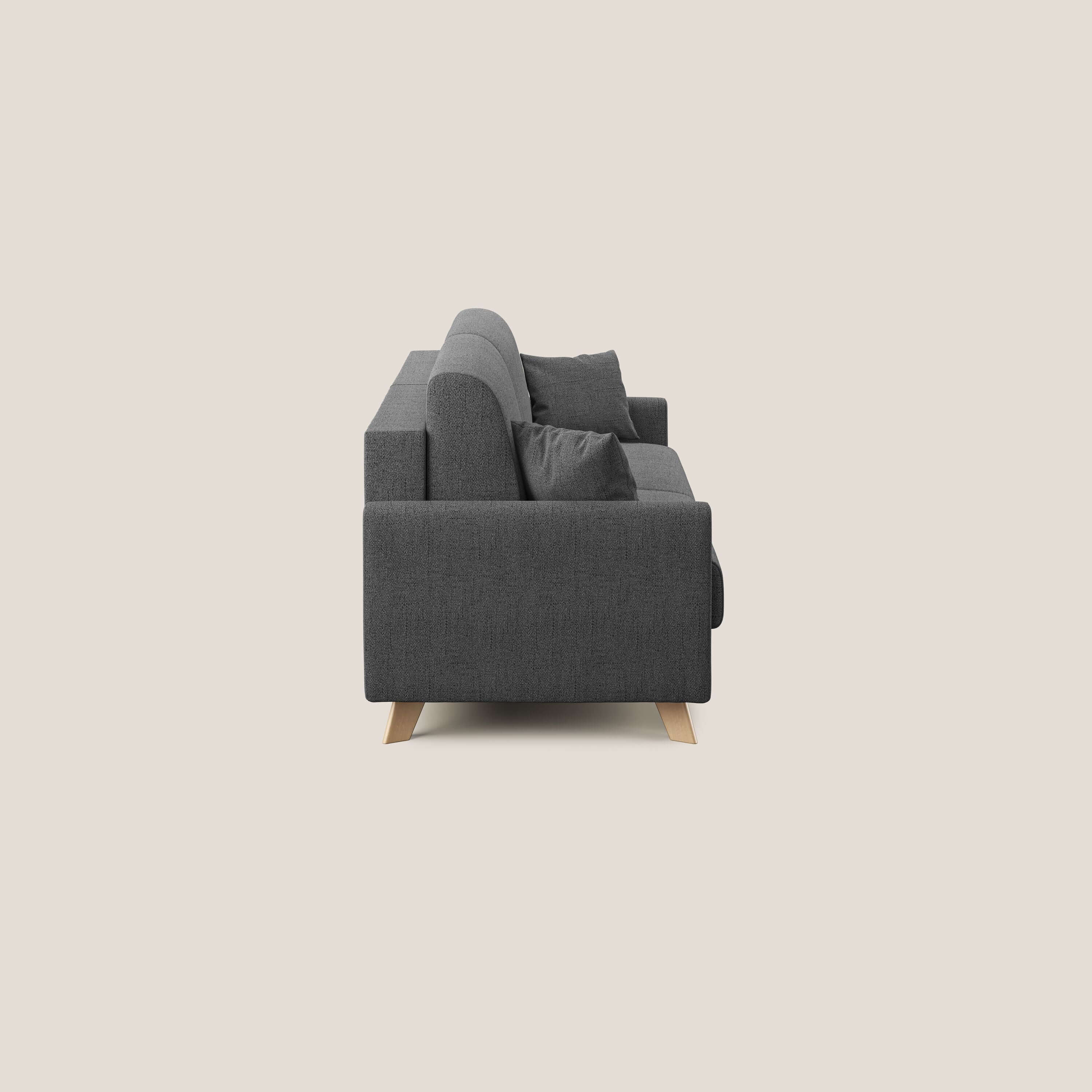 Edgar canapé convertible en tissu FELIS imperméable T03 gris - Image 4