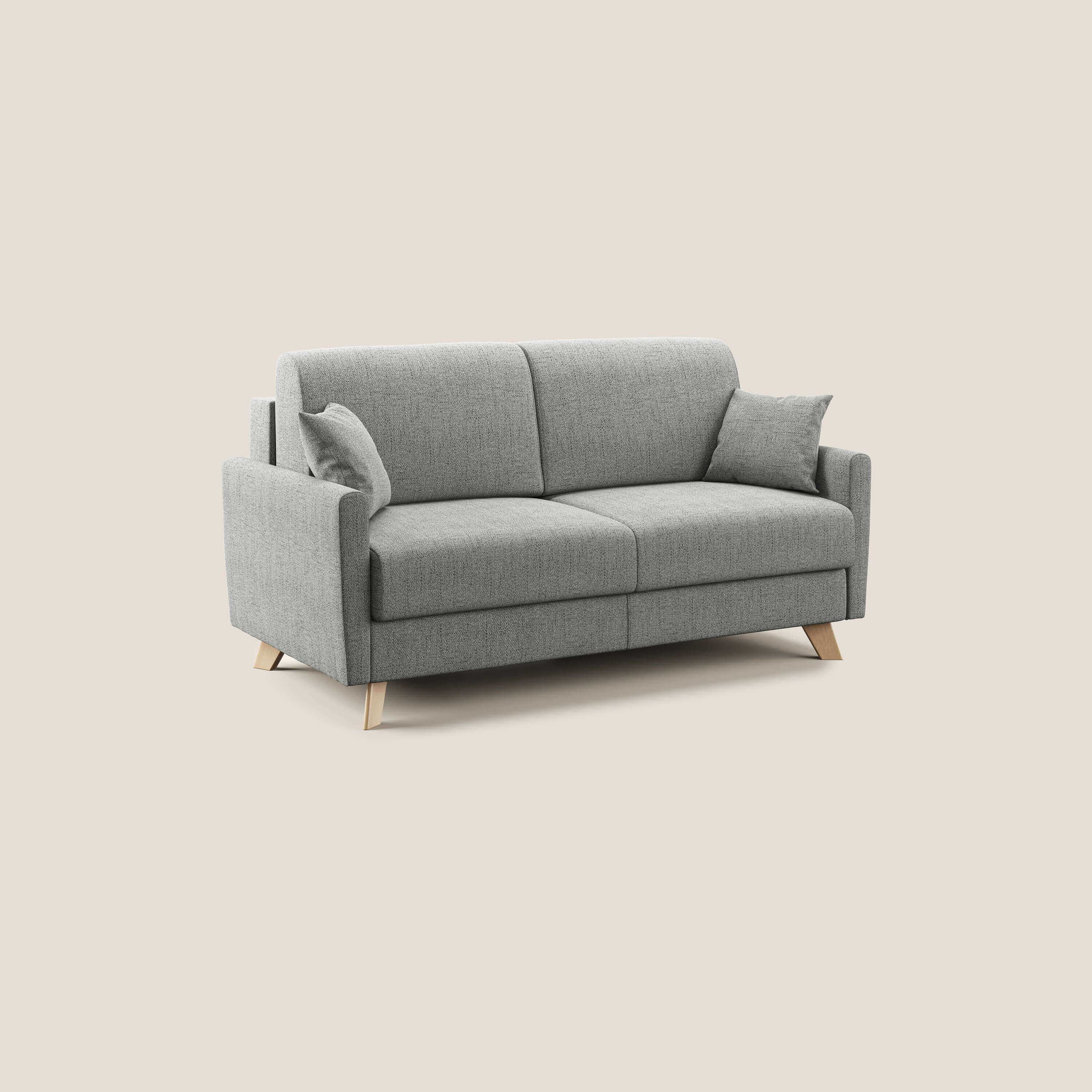 Edgar canapé convertible en tissu FELIS imperméable T03 gris clair - Image 3