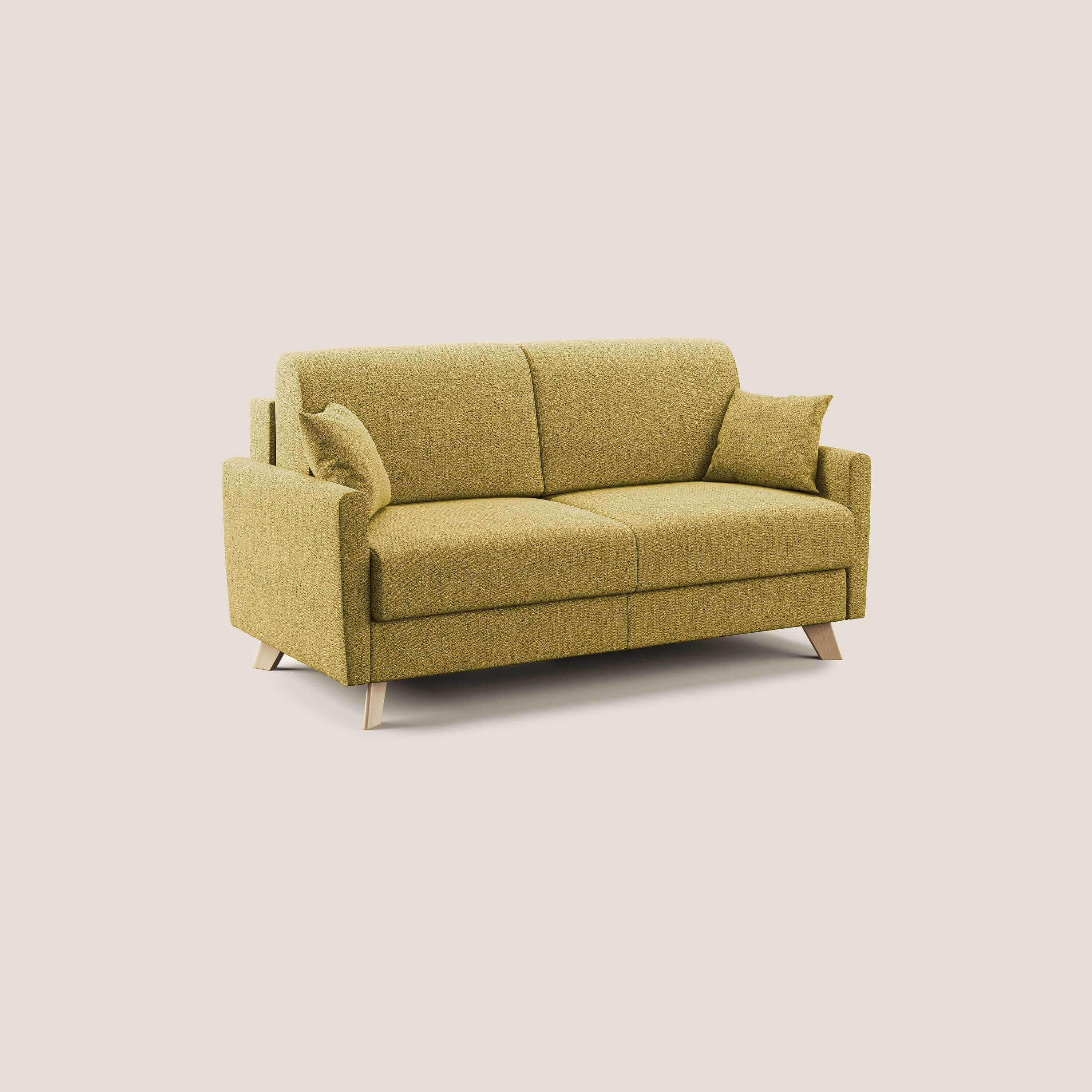 Edgar canapé convertible en tissu FELIS imperméable T03 jaune - Image 3