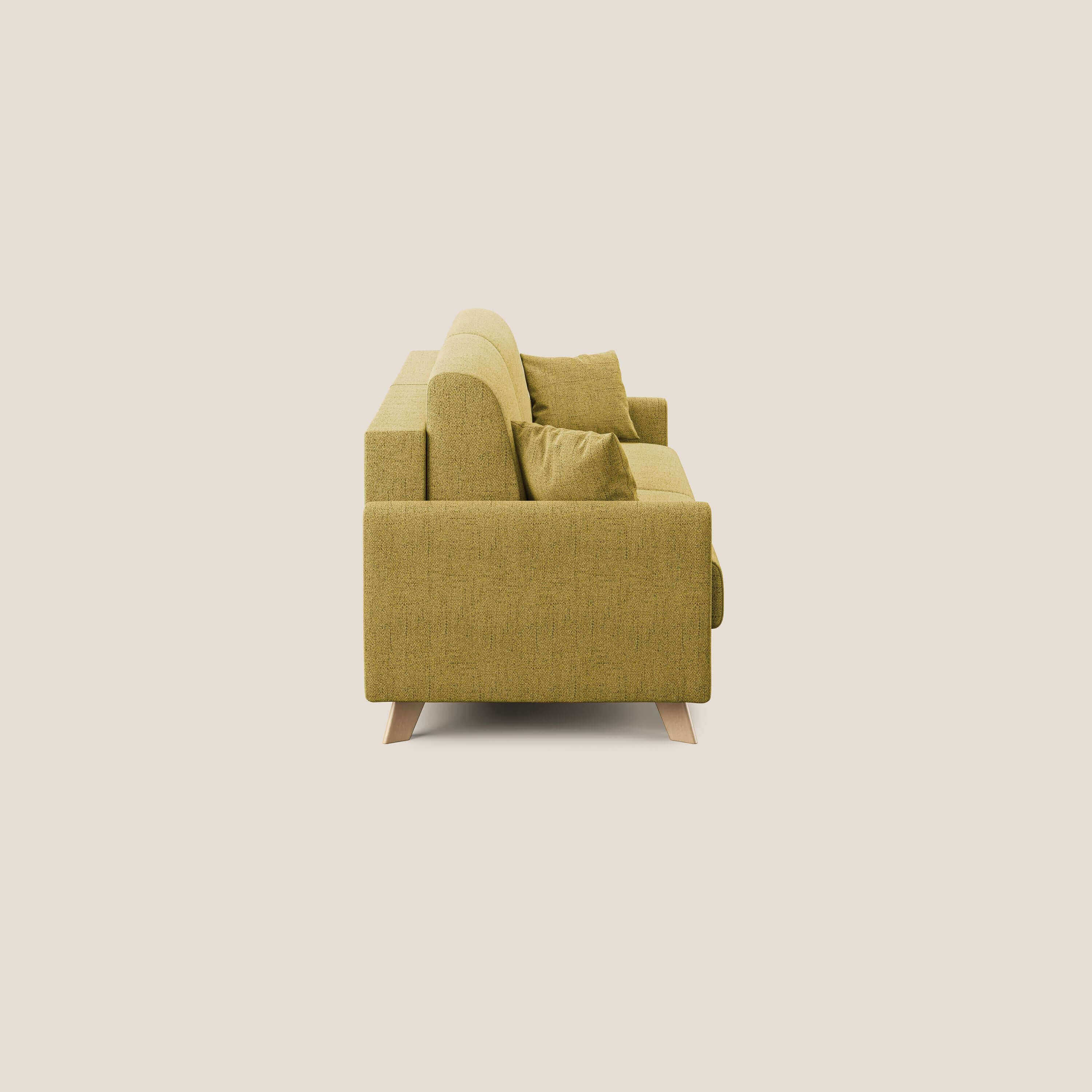 Edgar canapé convertible en tissu FELIS imperméable T03 jaune - Image 4