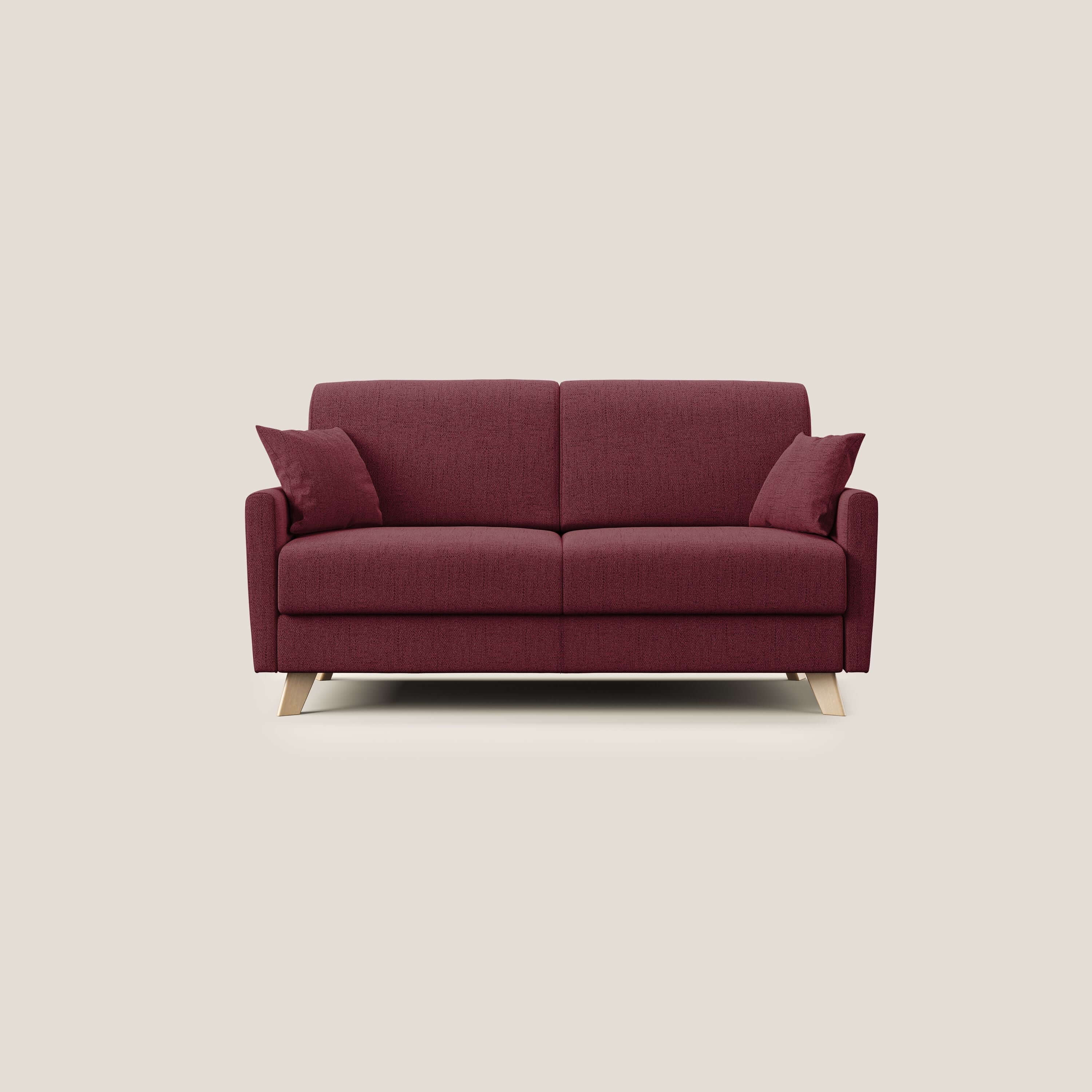 Edgar canapé convertible en tissu FELIS imperméable T03 rouge