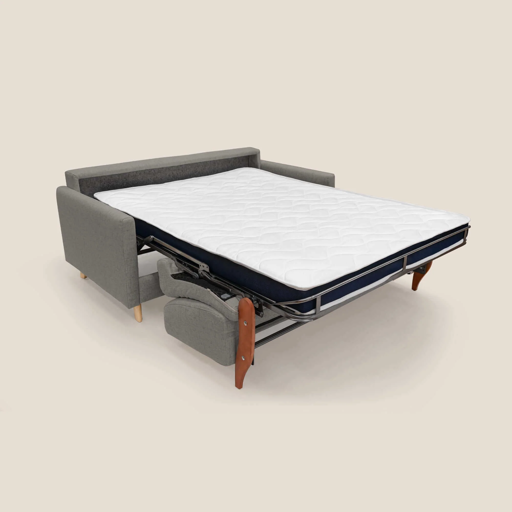 Edgar canapé convertible en tissu FELIS imperméable T03 taupe - Image 10