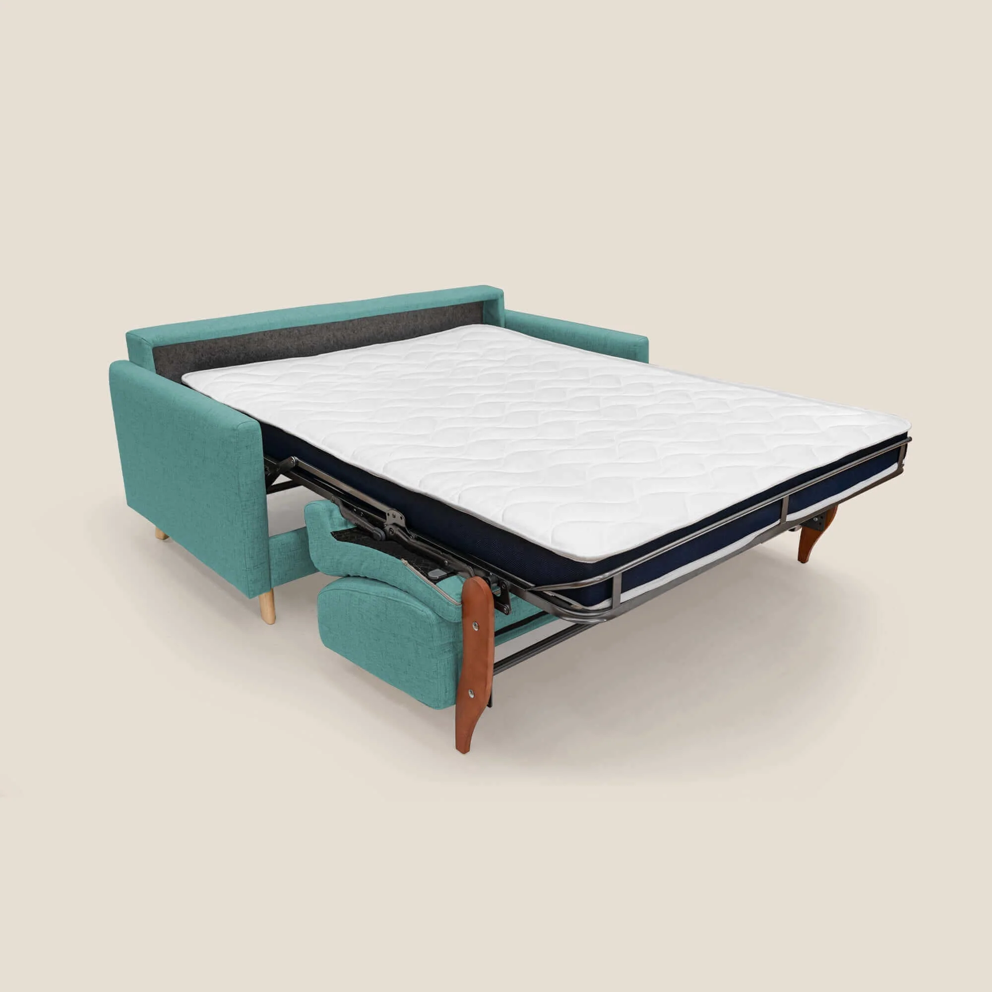 Edgar canapé convertible en tissu FELIS imperméable T03 vert d'eau - Image 12