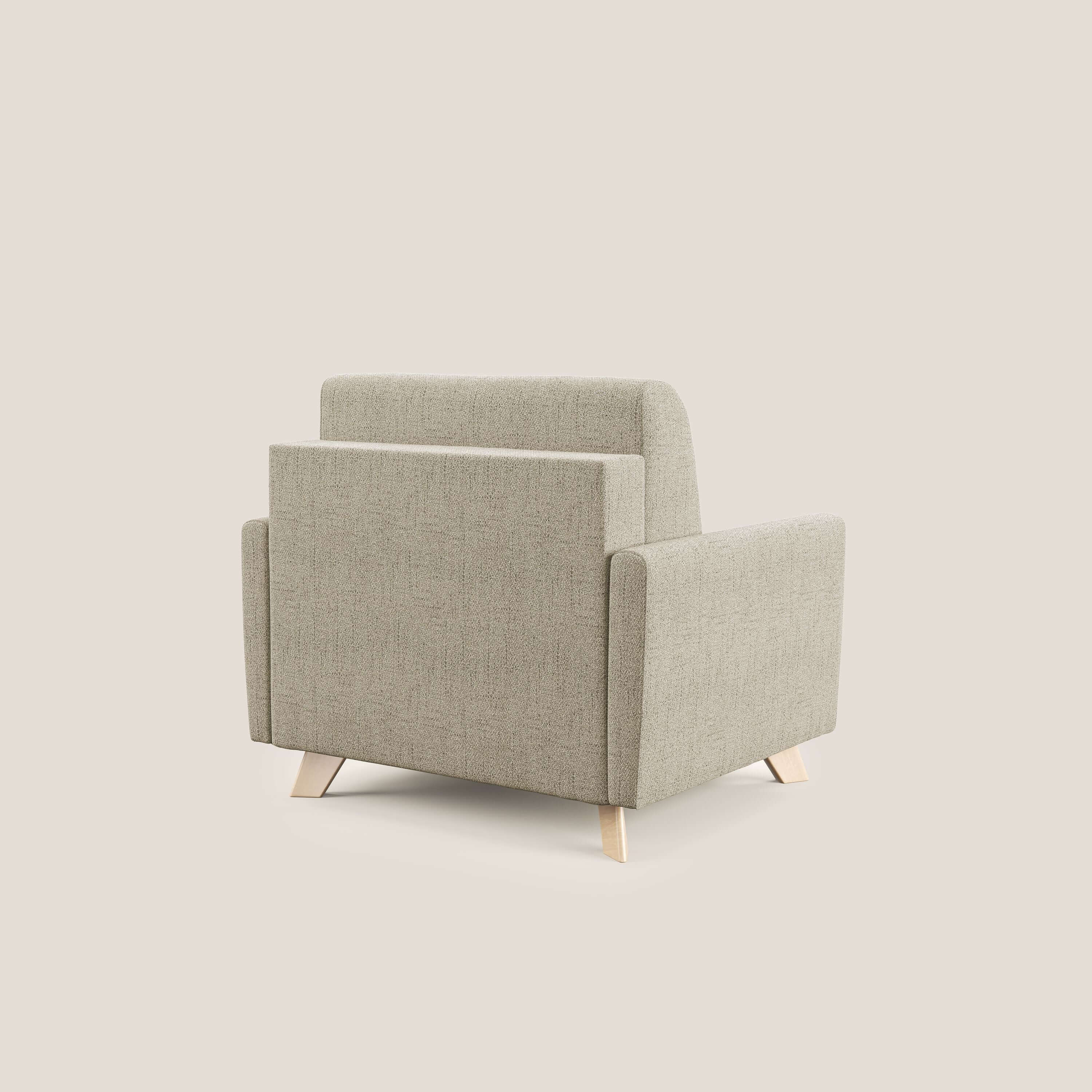 Edgar fauteuil convertible en tissu FELIS imperméable T03 beige - Image 4
