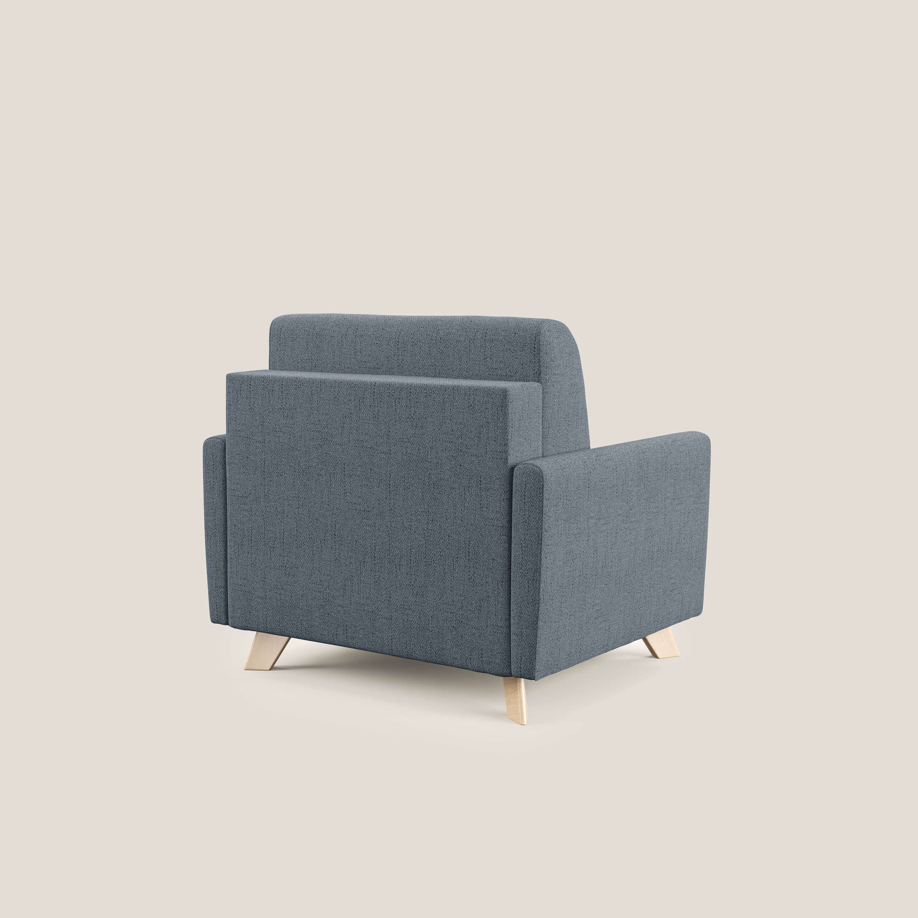 Edgar fauteuil convertible en tissu FELIS imperméable T03 bleu - Image 4
