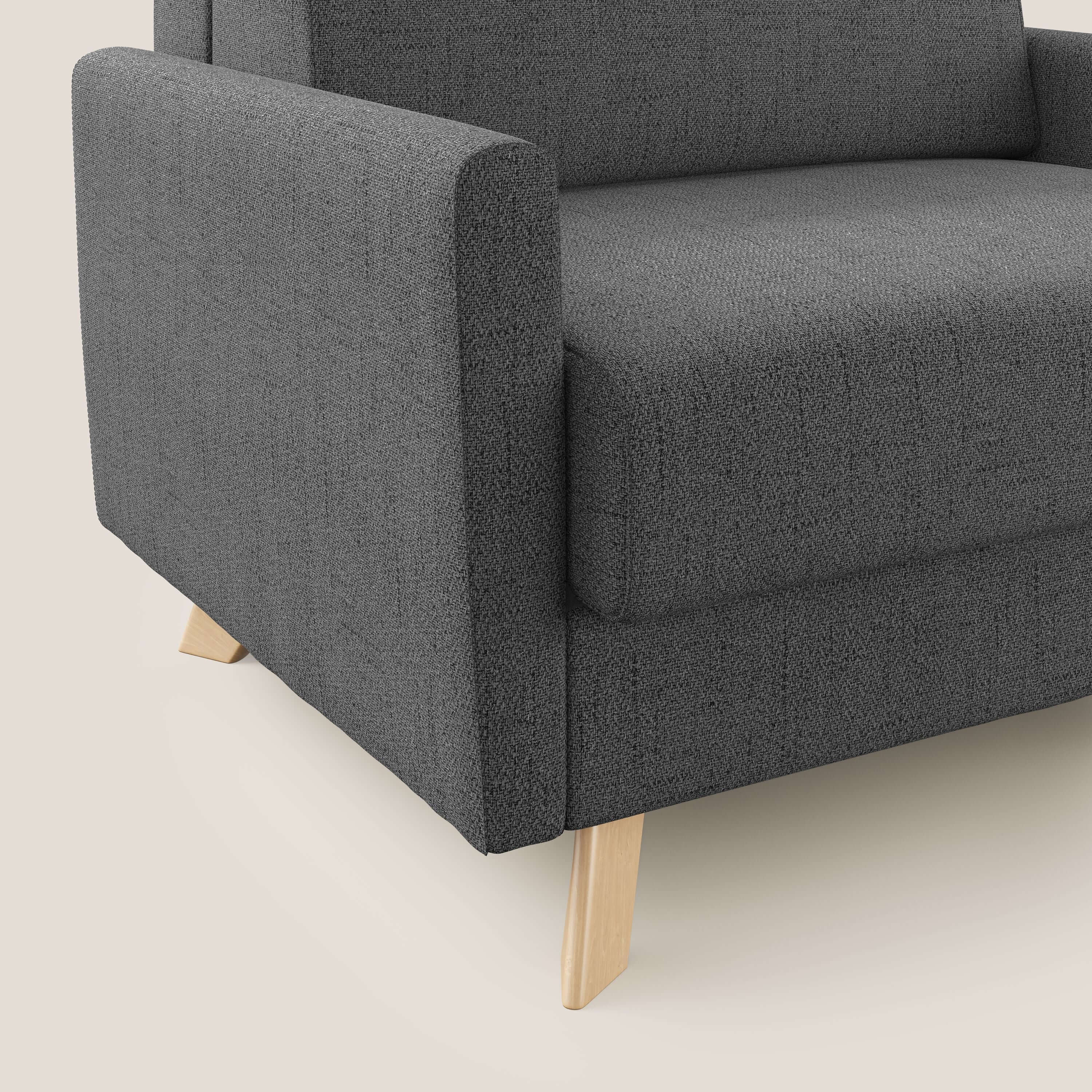 Edgar fauteuil convertible en tissu FELIS imperméable T03 gris - Image 5