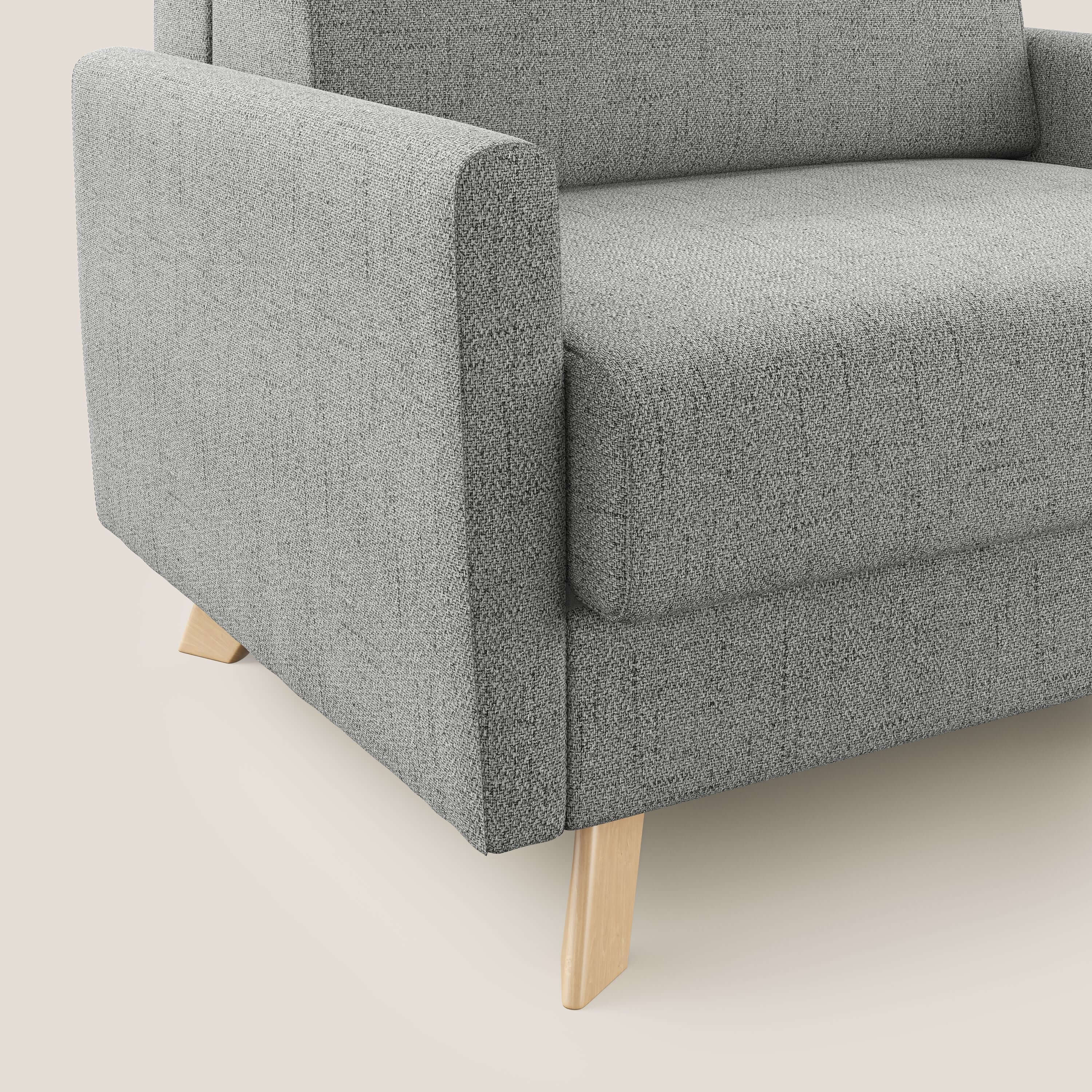 Edgar fauteuil convertible en tissu FELIS imperméable T03 gris clair - Image 5