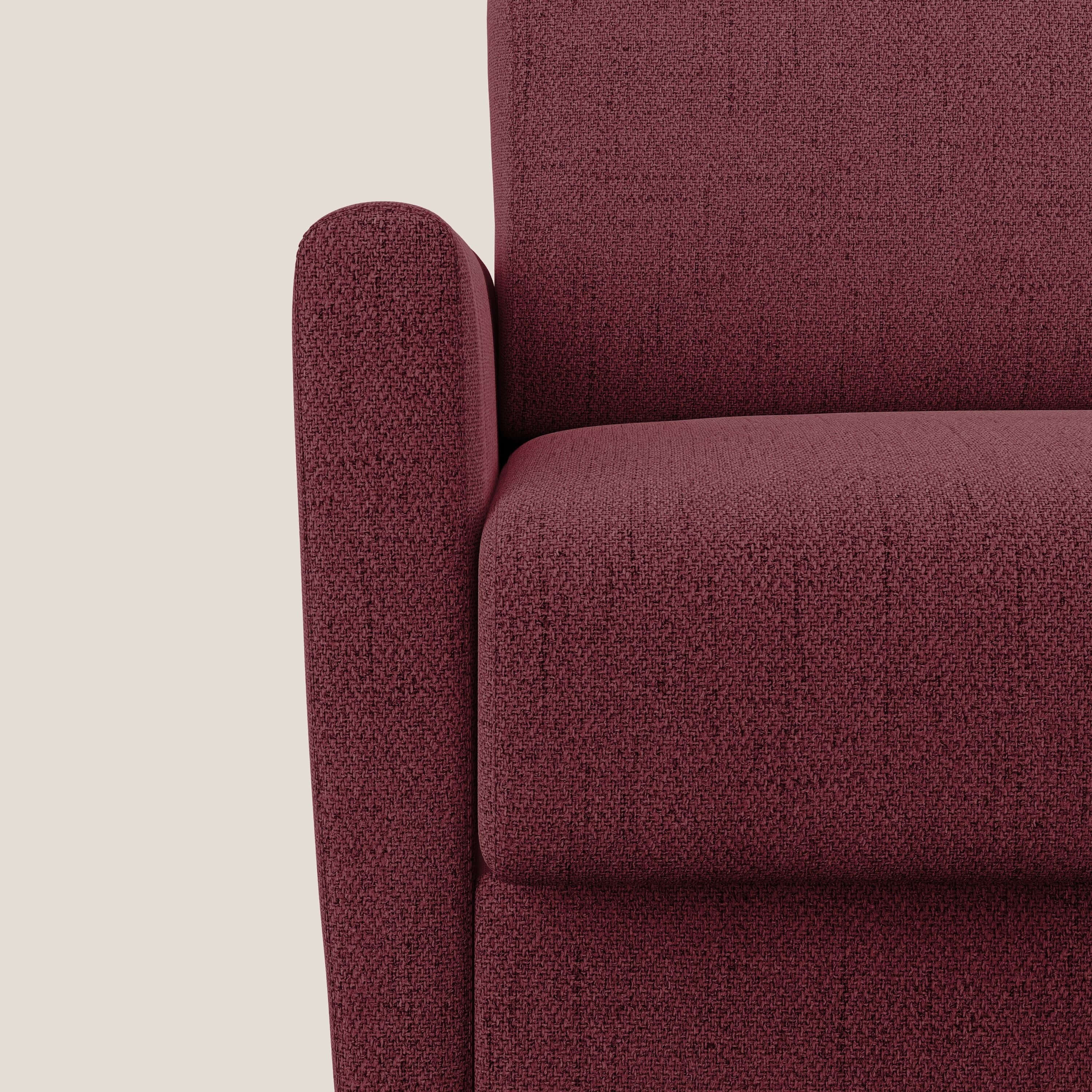 Edgar fauteuil convertible en tissu FELIS imperméable T03 rouge - Image 7