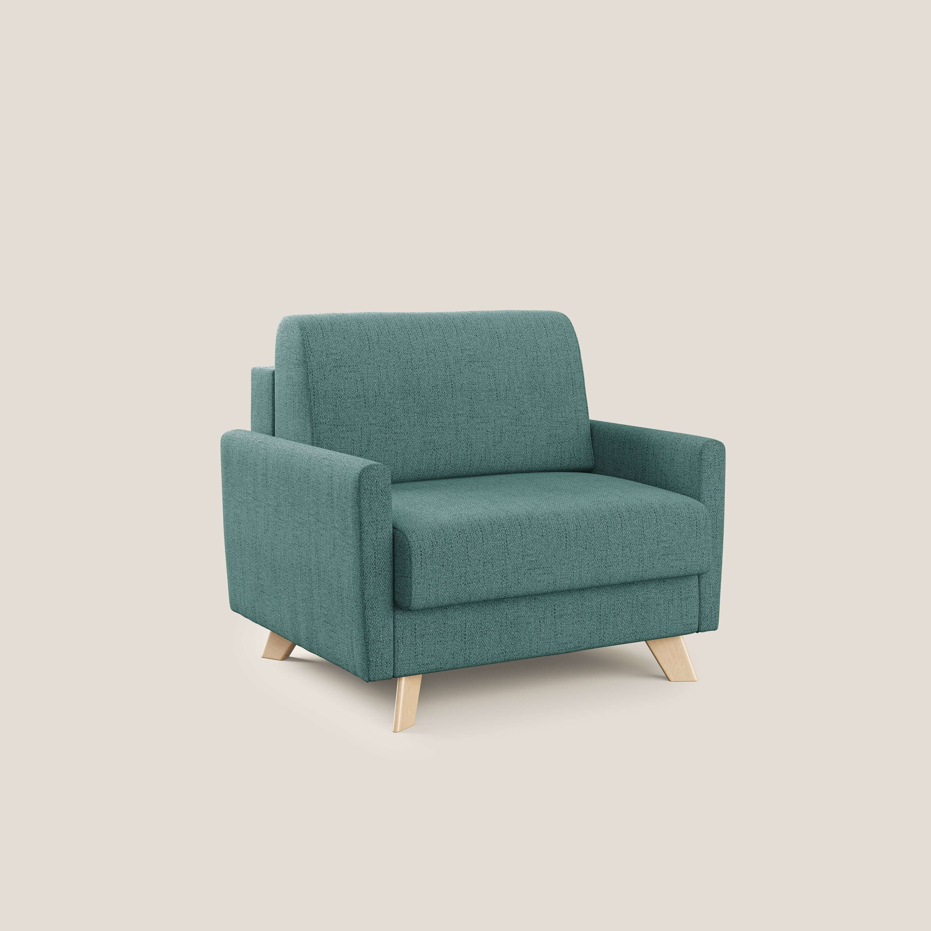 Edgar fauteuil convertible en tissu FELIS imperméable T03 vert d'eau - Image 3