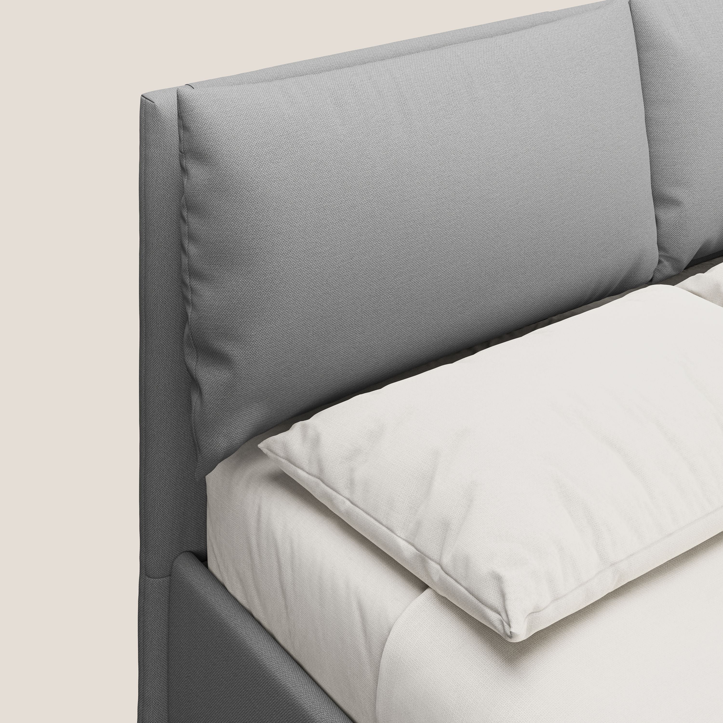 Elsa lit rembourré avec coffre de rangement en tissu détachable T05 gris - Image 7
