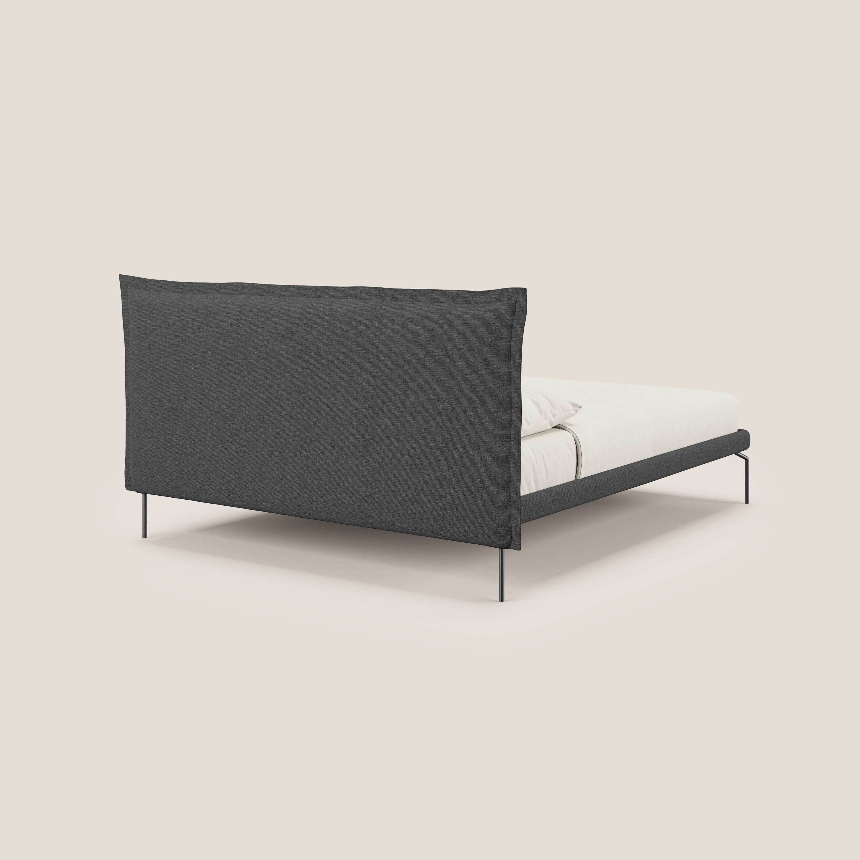 Eric lit rembourré au design minimaliste en tissu imperméable T14 anthracite - Image 4