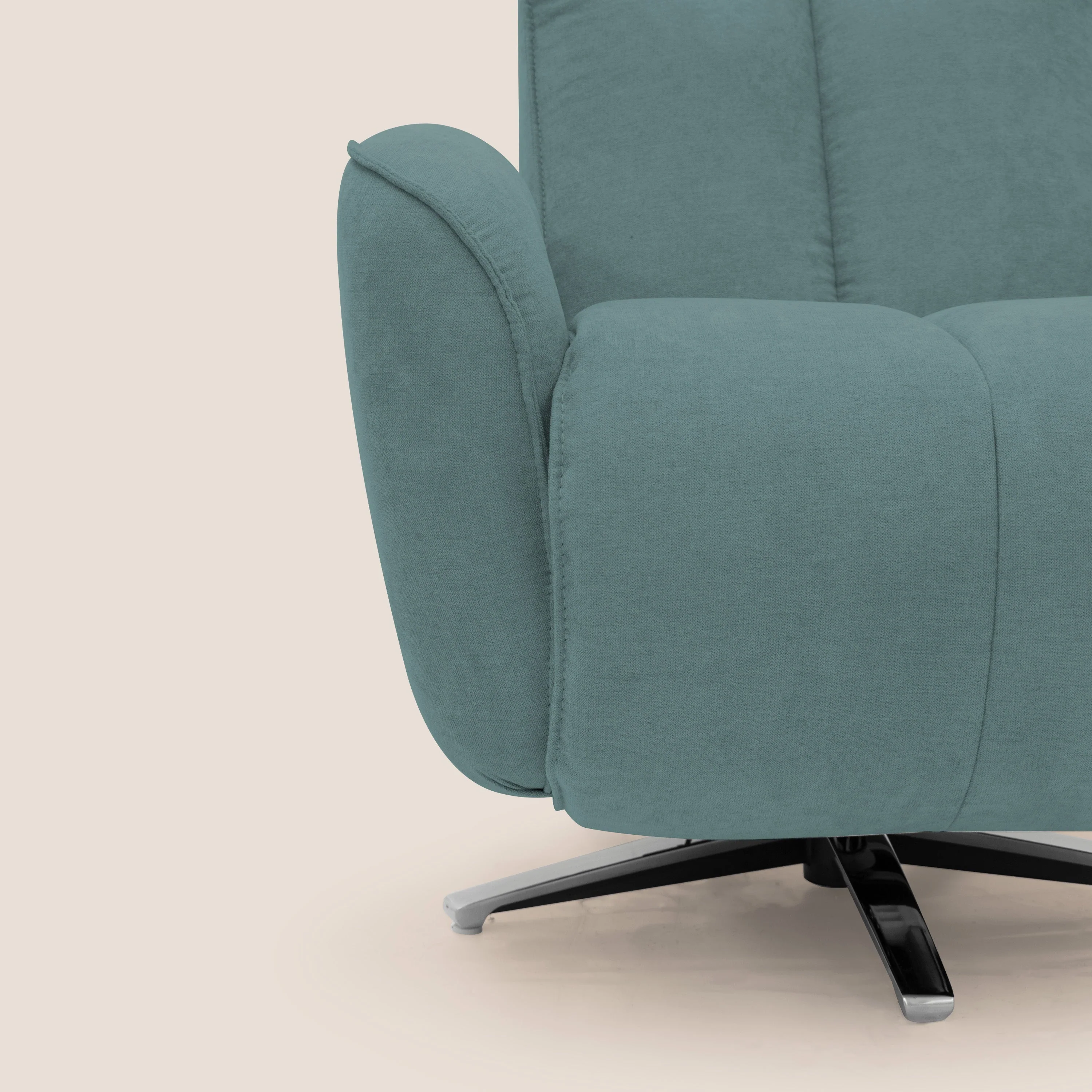 EVA fauteuil RELAX en tissu imperméable T02 bleu canard - Image 7