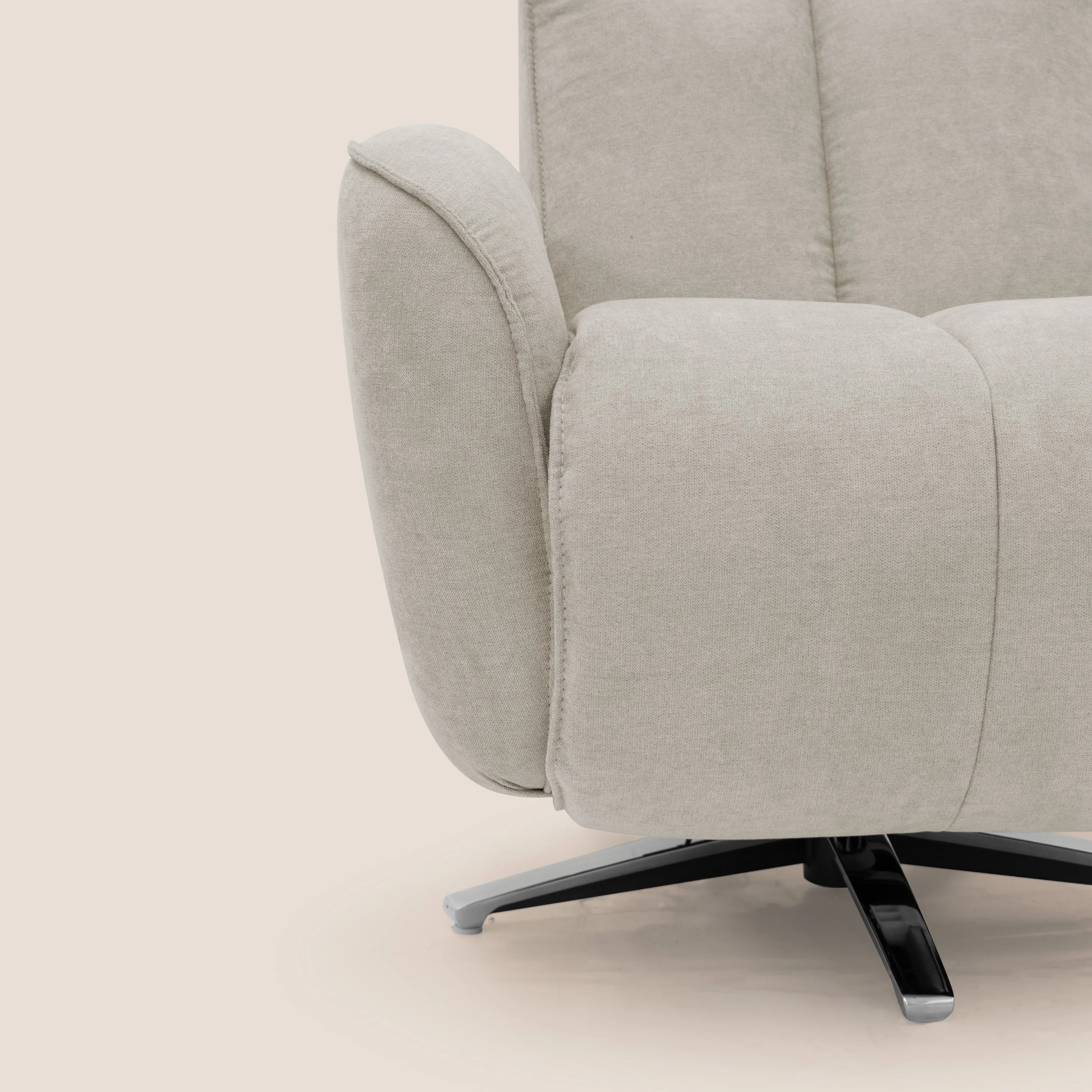 EVA fauteuil RELAX en tissu imperméable T02 crème - Image 7