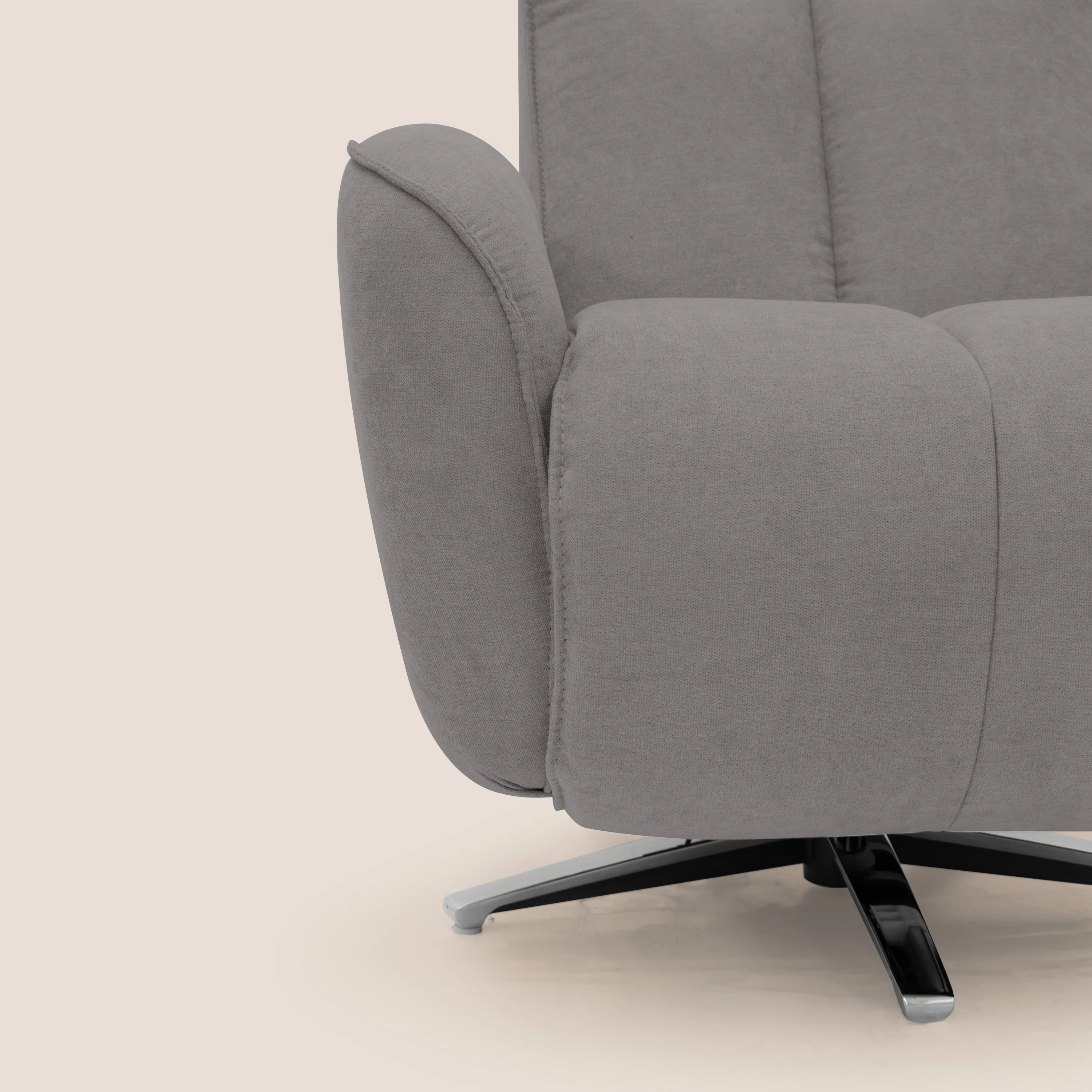 EVA fauteuil RELAX en tissu imperméable T02 gris - Image 7